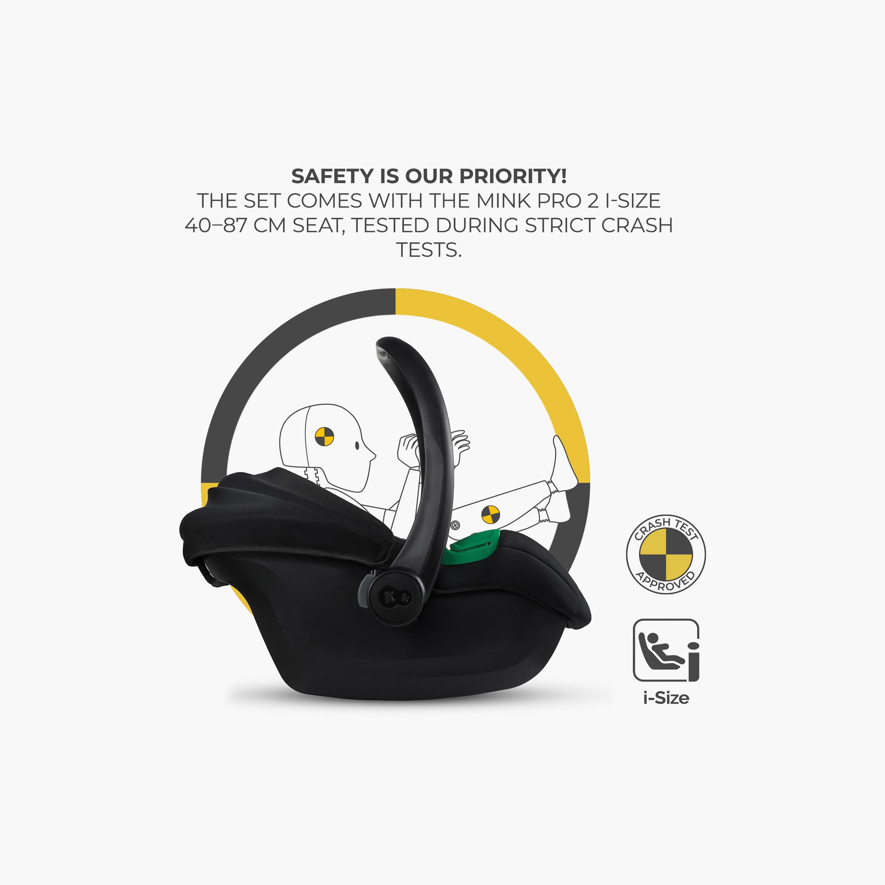نظام سفر إسمي برو 3 في 1 (عربة مع مقعد سيارة) مع ملحقاتها من كيندر كرافت-baby-gear-strollersandprams-travelsystems-image-16