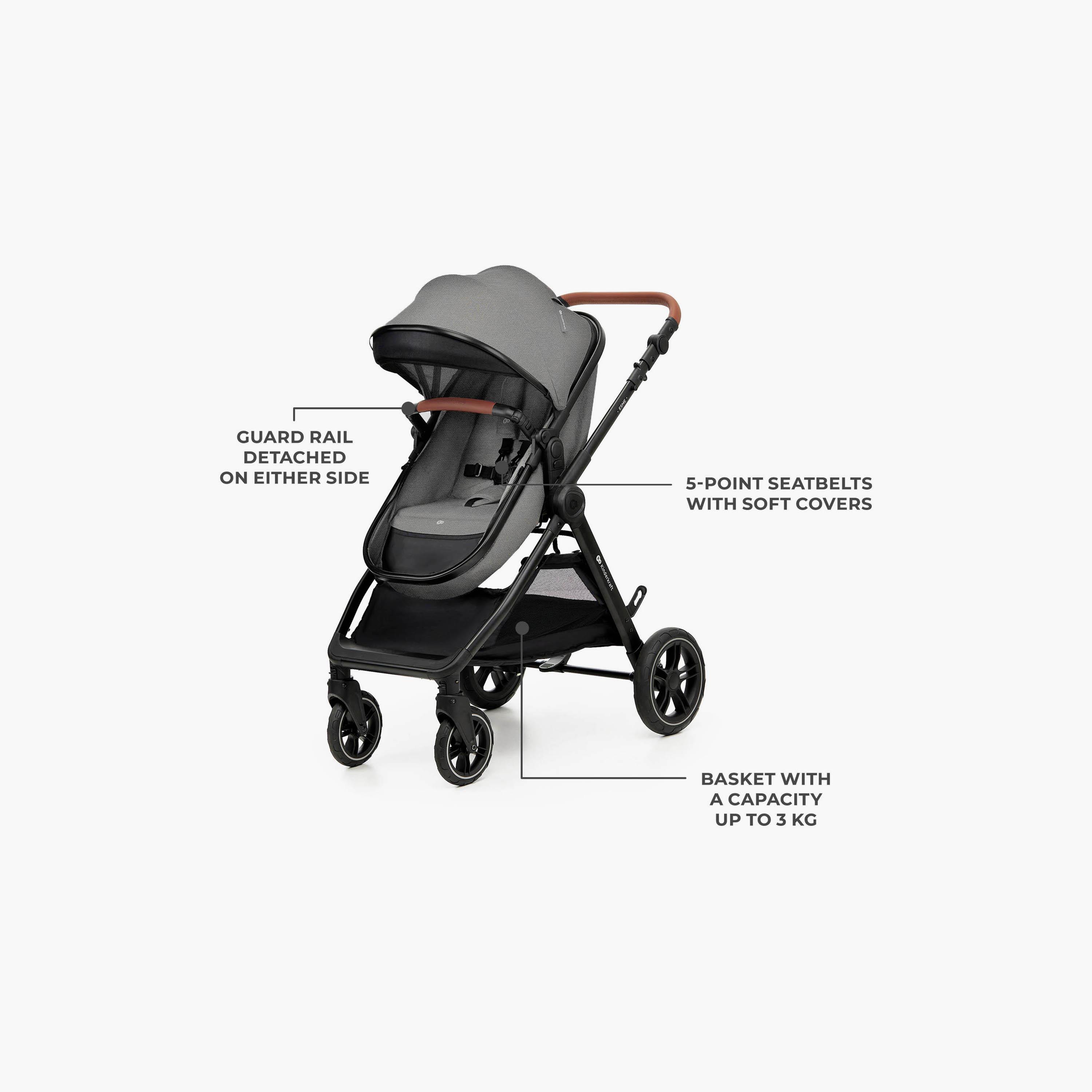 نظام سفر إسمي برو 3 في 1 (عربة مع مقعد سيارة) مع ملحقاتها من كيندر كرافت-baby-gear-strollersandprams-travelsystems-image-5