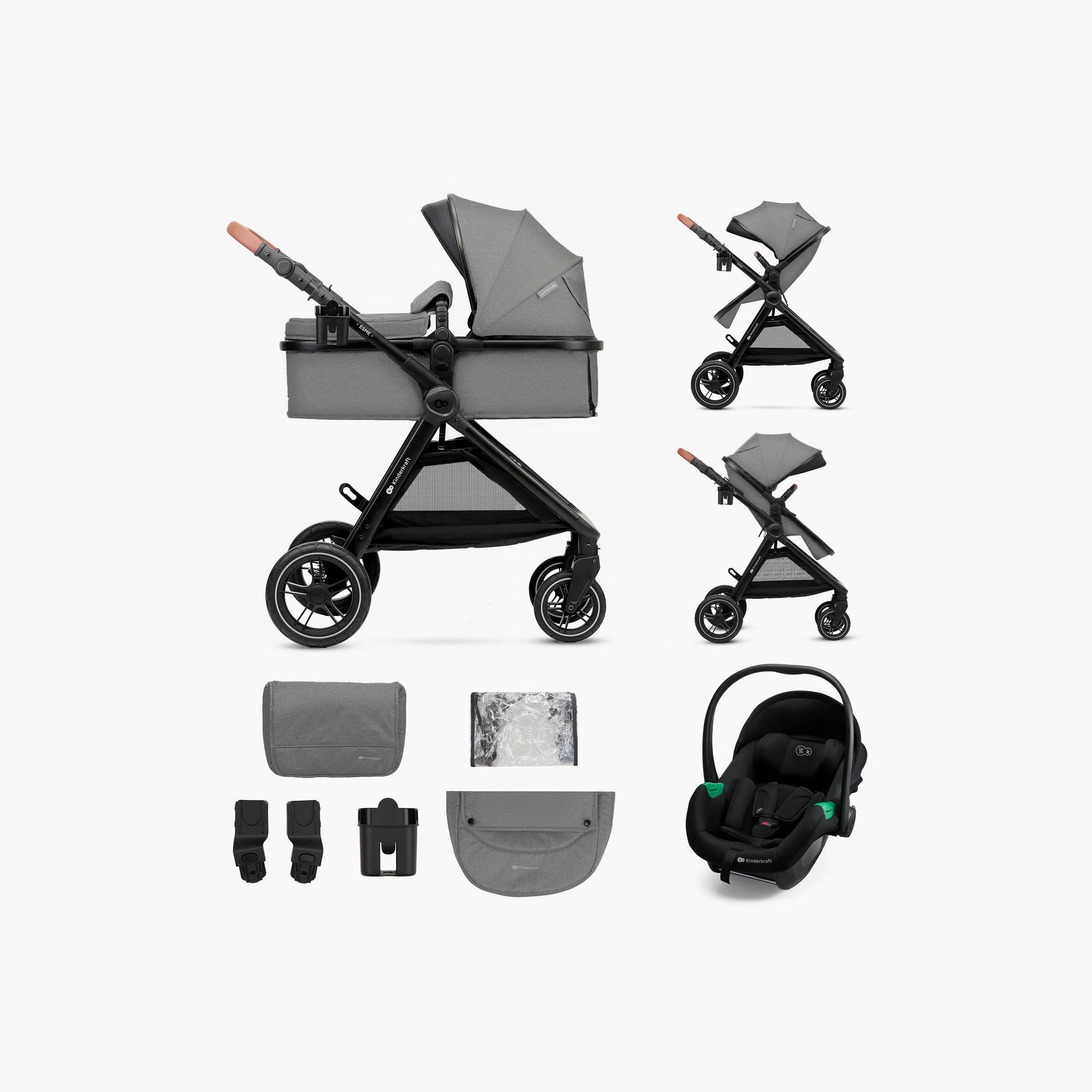 نظام سفر إسمي برو 3 في 1 (عربة مع مقعد سيارة) مع ملحقاتها من كيندر كرافت-baby-gear-strollersandprams-travelsystems-image-9