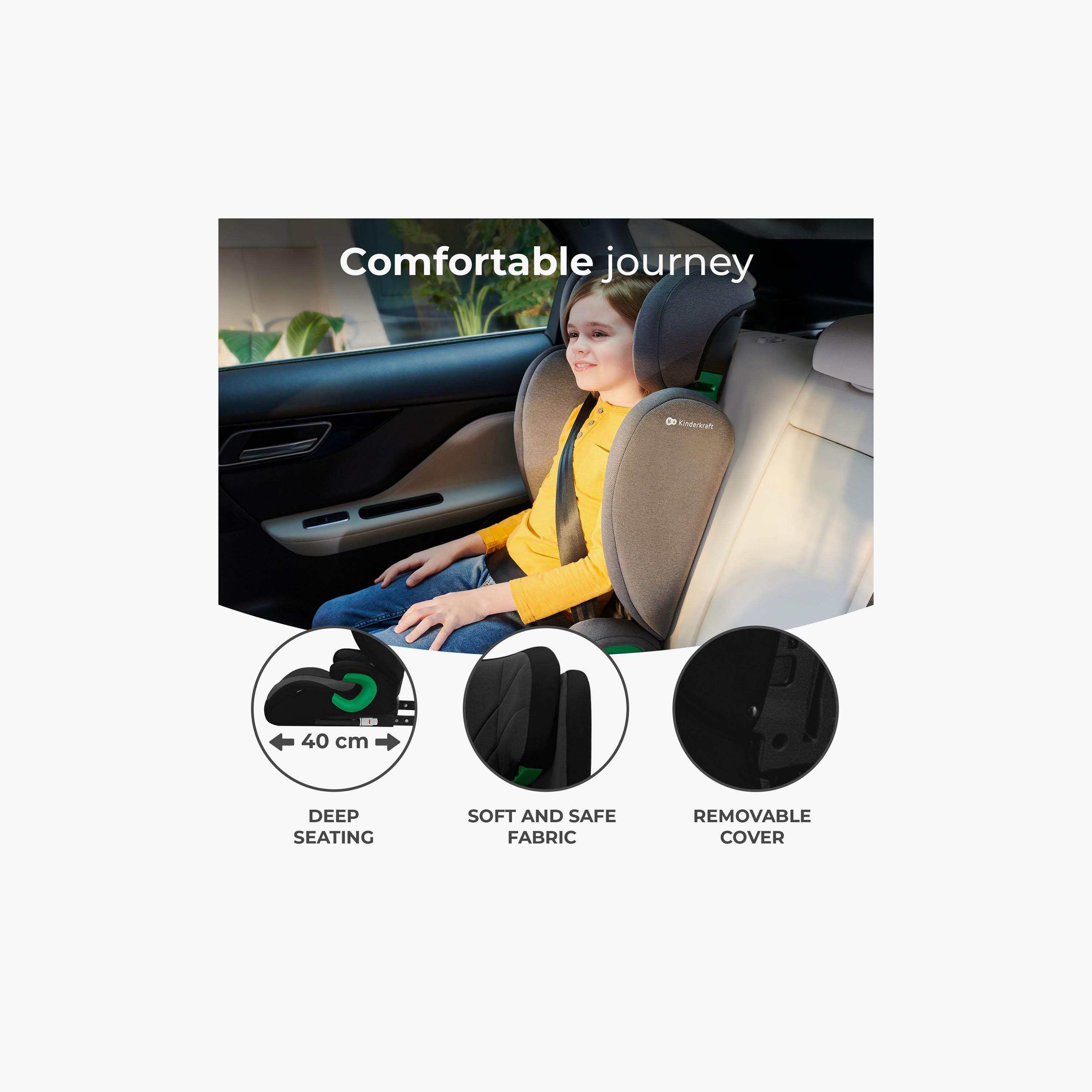 مقعد سيارة للأطفال جونيور فيكس 2 من كيندر كرافت-baby-gear-carseats-image-3
