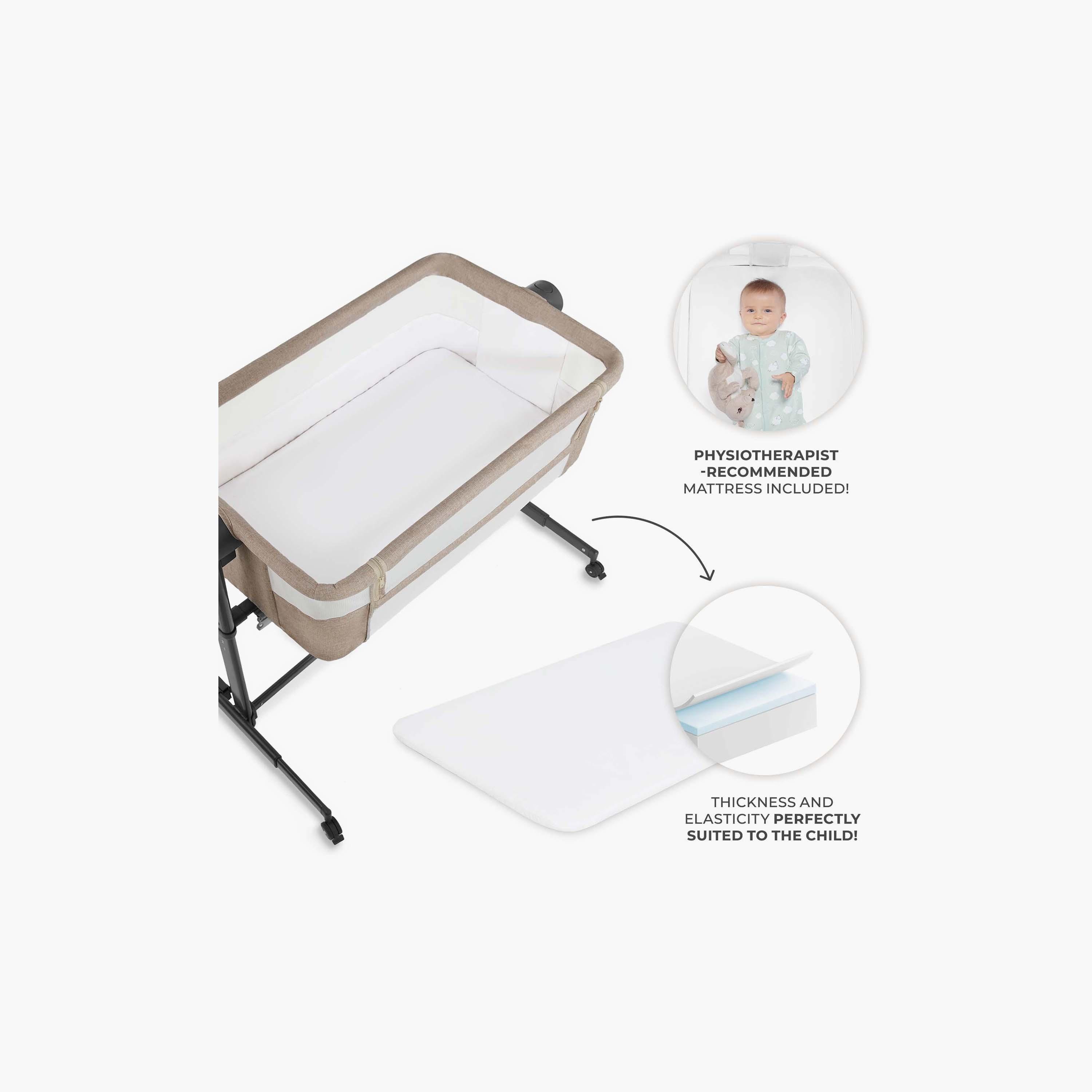 Kinderkraft 2-in-1 Nestee Up Co-Sleeper Crib-baby-nursery-furniture-cribsandbeds-babycribs-image-8