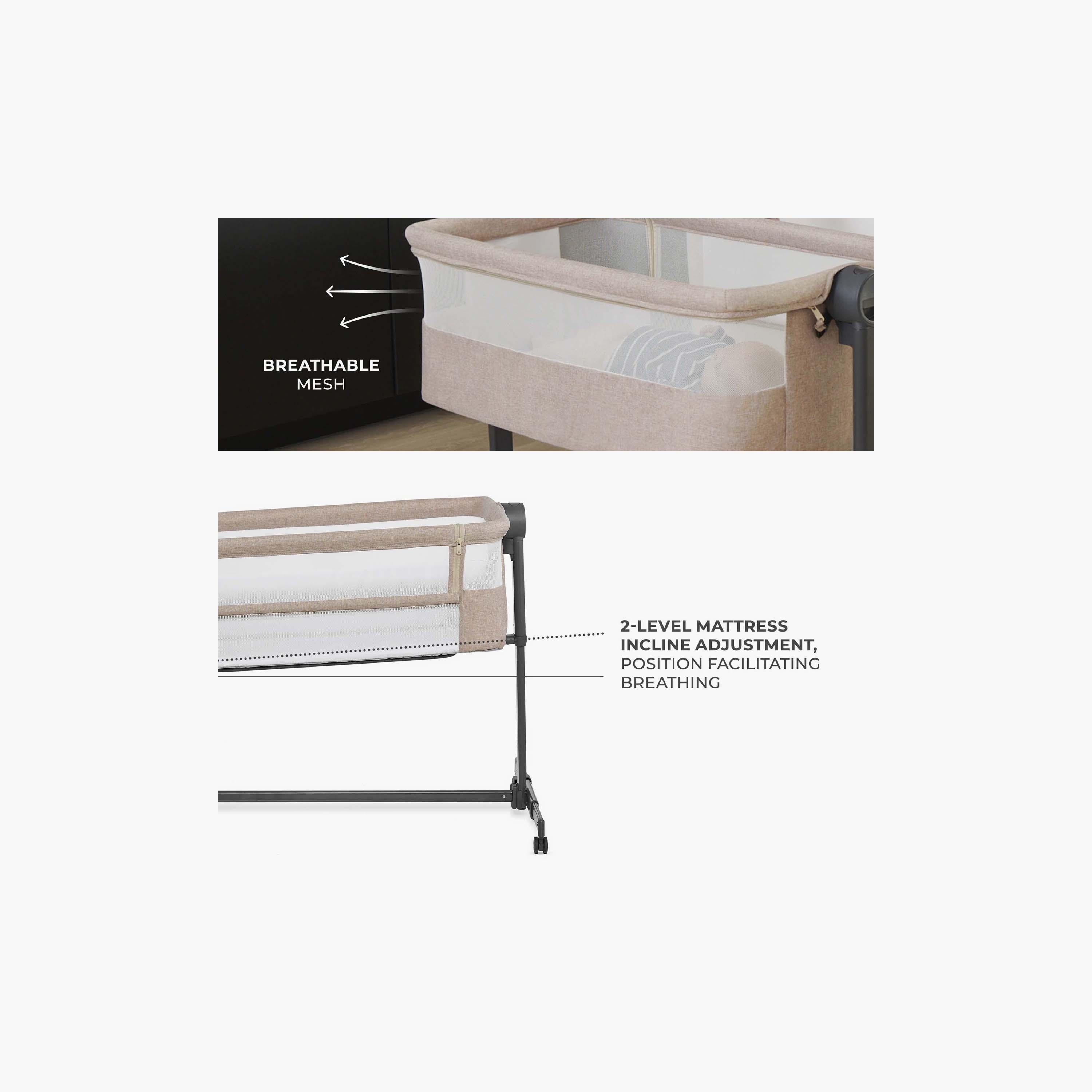 Kinderkraft 2-in-1 Nestee Up Co-Sleeper Crib-baby-nursery-furniture-cribsandbeds-babycribs-image-9