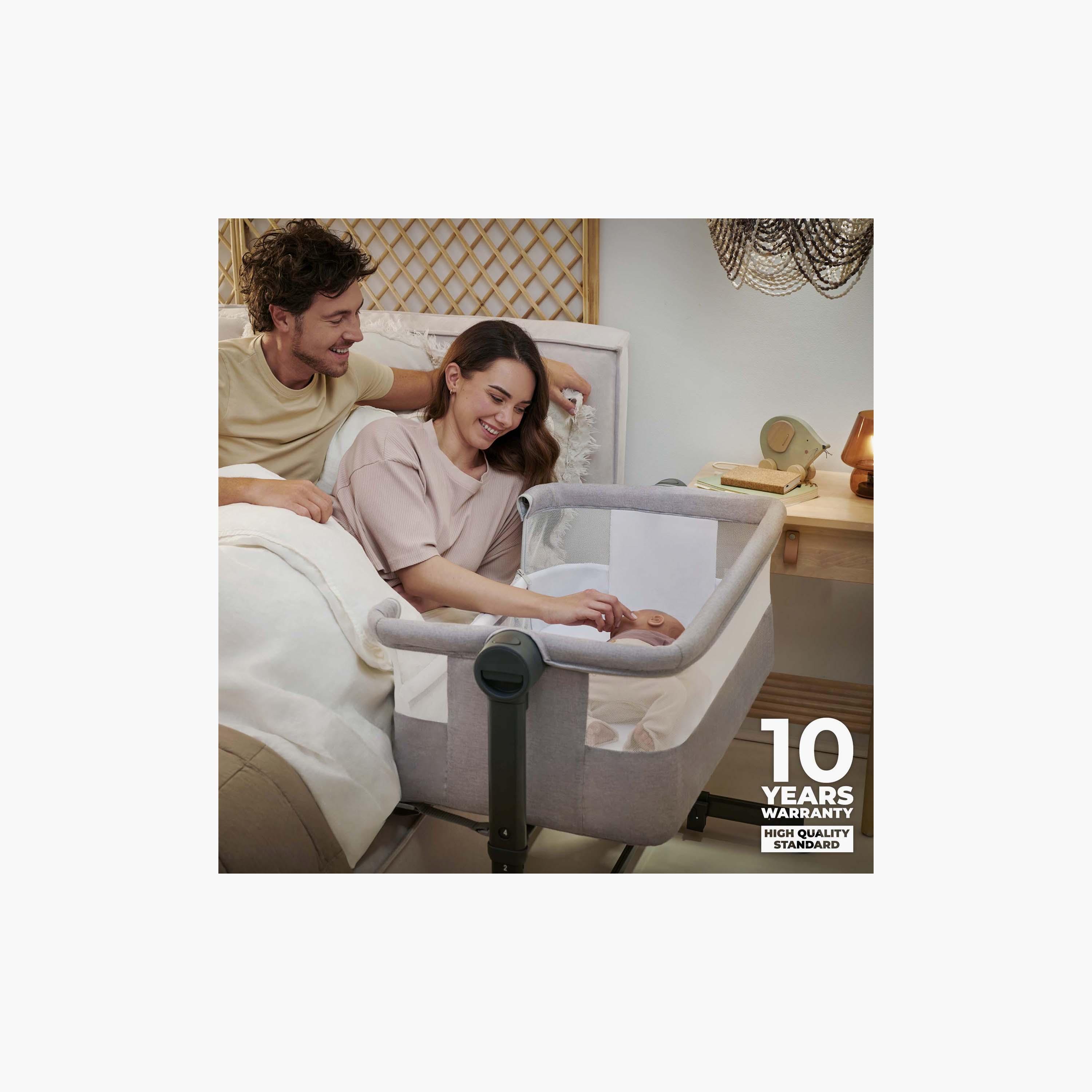 Kinderkraft 2-in-1 Nestee Up Co-Sleeper Crib-baby-nursery-furniture-cribsandbeds-babycribs-image-3