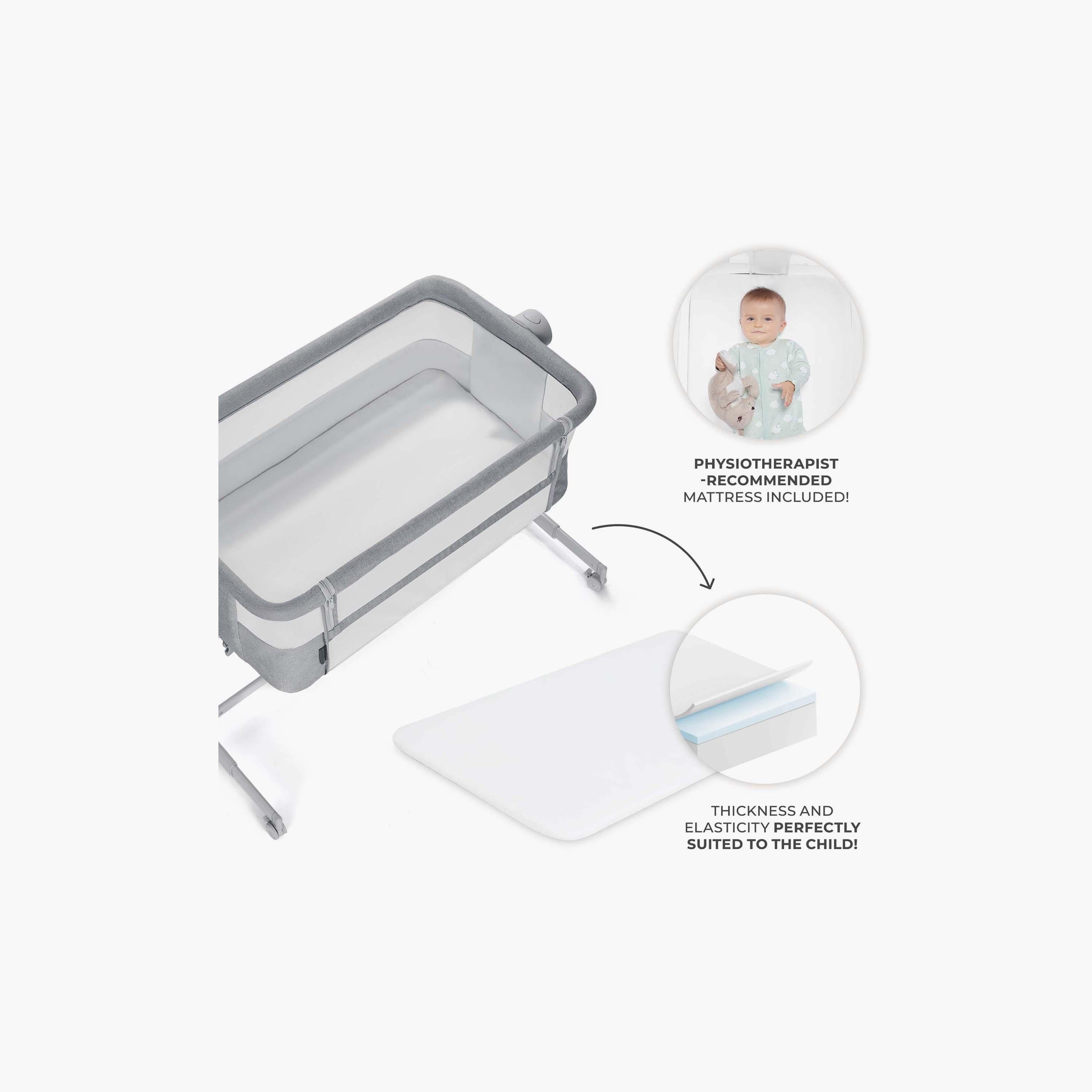 Kinderkraft 2-in-1 Nestee Up Co-Sleeper Crib-baby-nursery-furniture-cribsandbeds-babycribs-image-8