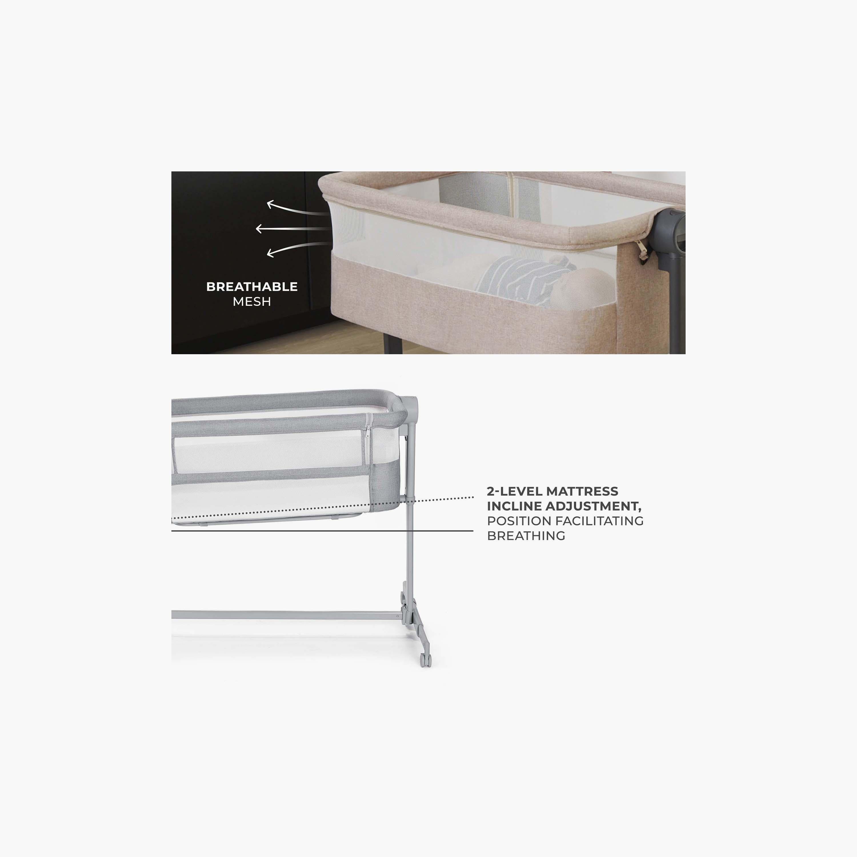Kinderkraft 2-in-1 Nestee Up Co-Sleeper Crib-baby-nursery-furniture-cribsandbeds-babycribs-image-9