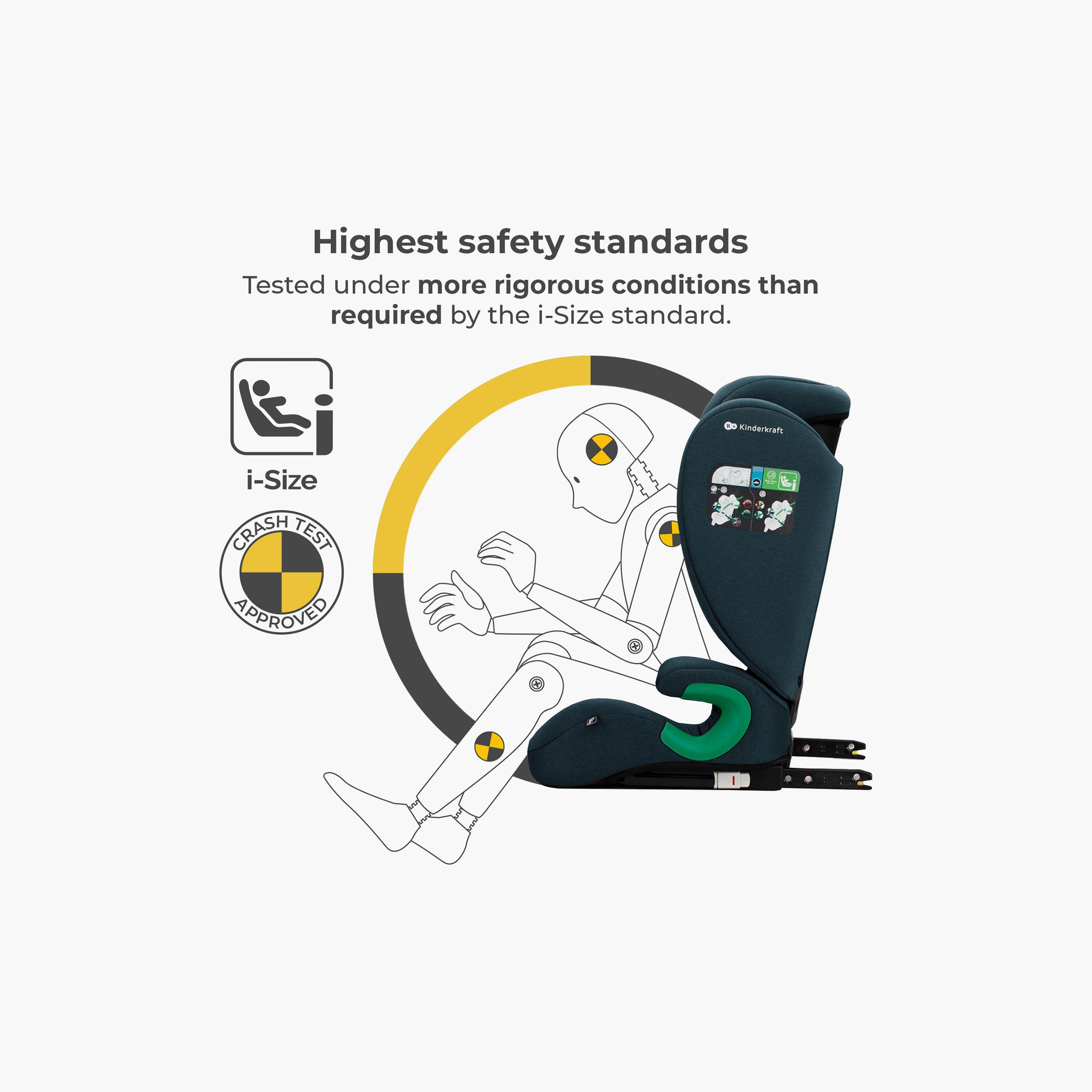 مقعد سيارة للأطفال جونيور فيكس 2 من كيندر كرافت-baby-gear-carseats-image-11