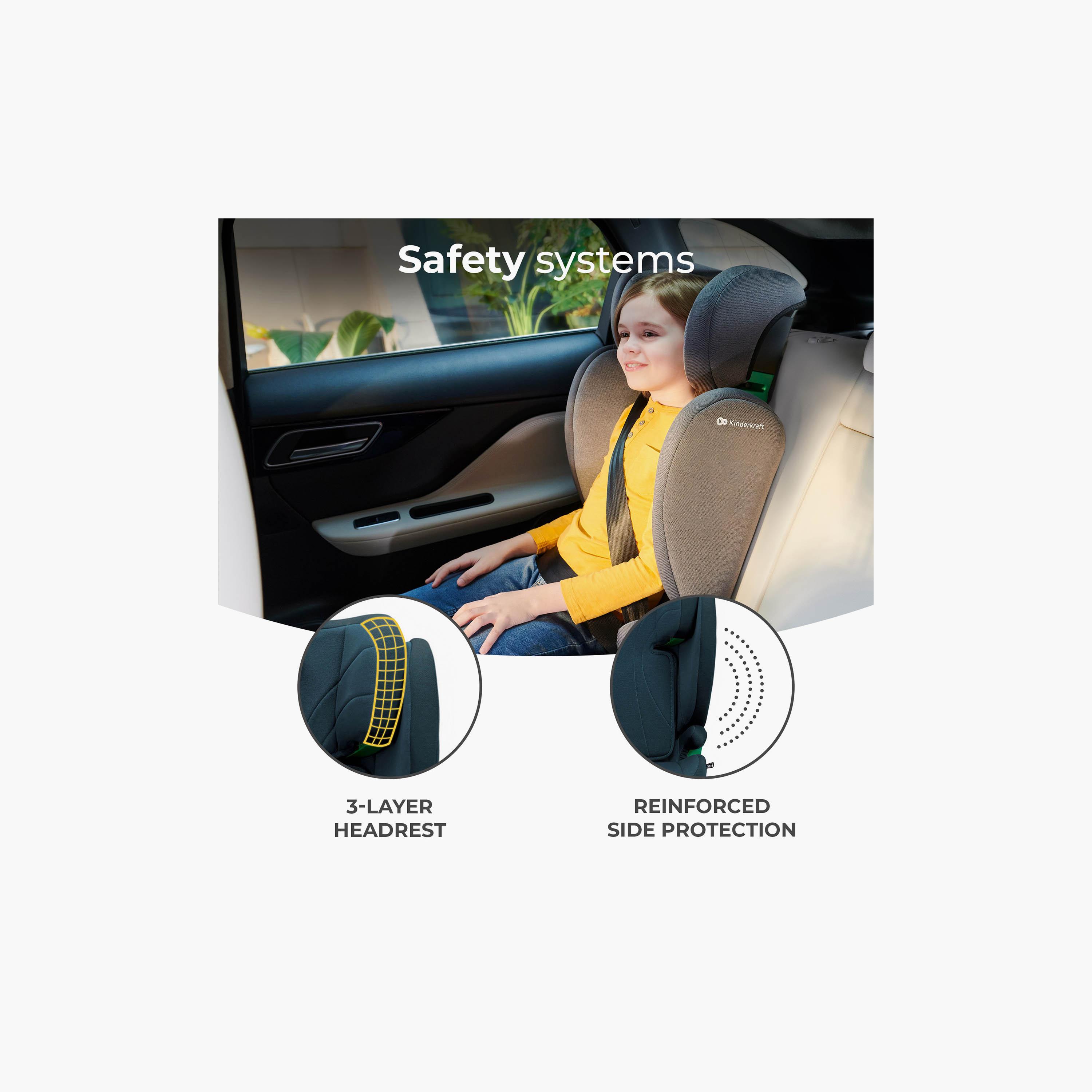 مقعد سيارة للأطفال جونيور فيكس 2 من كيندر كرافت-baby-gear-carseats-image-12
