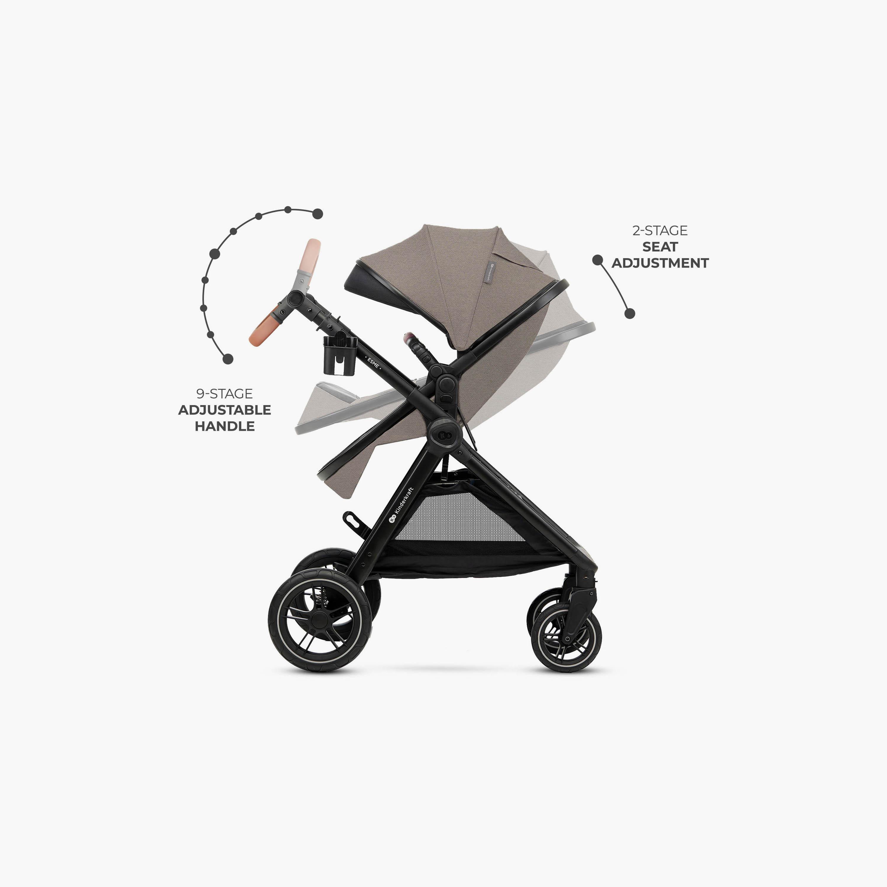 Kinderkraft 3-In-1 Esme Pro Travel System with Accessories-baby-gear-strollersandprams-travelsystems-image-4