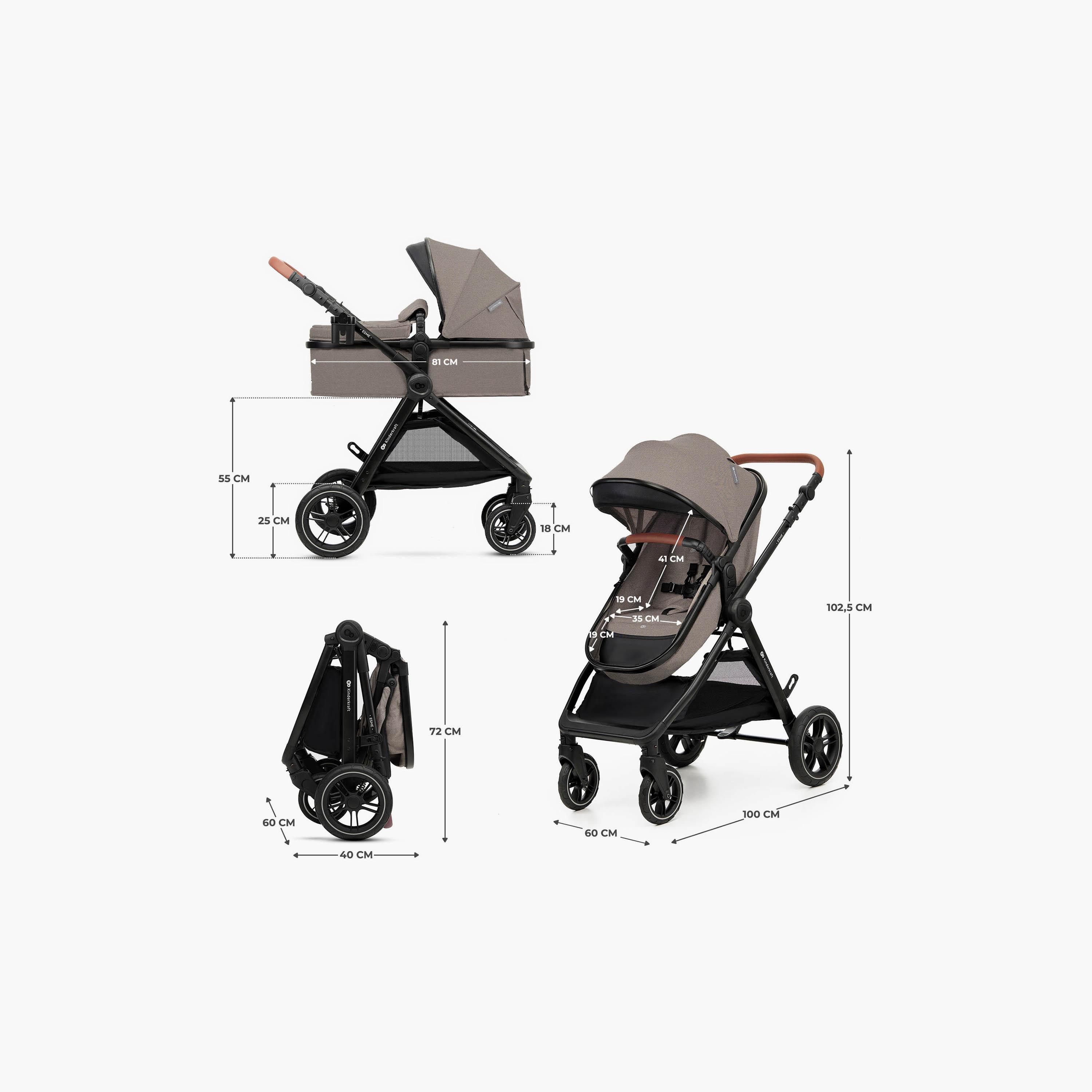 Kinderkraft 3-In-1 Esme Pro Travel System with Accessories-baby-gear-strollersandprams-travelsystems-image-7