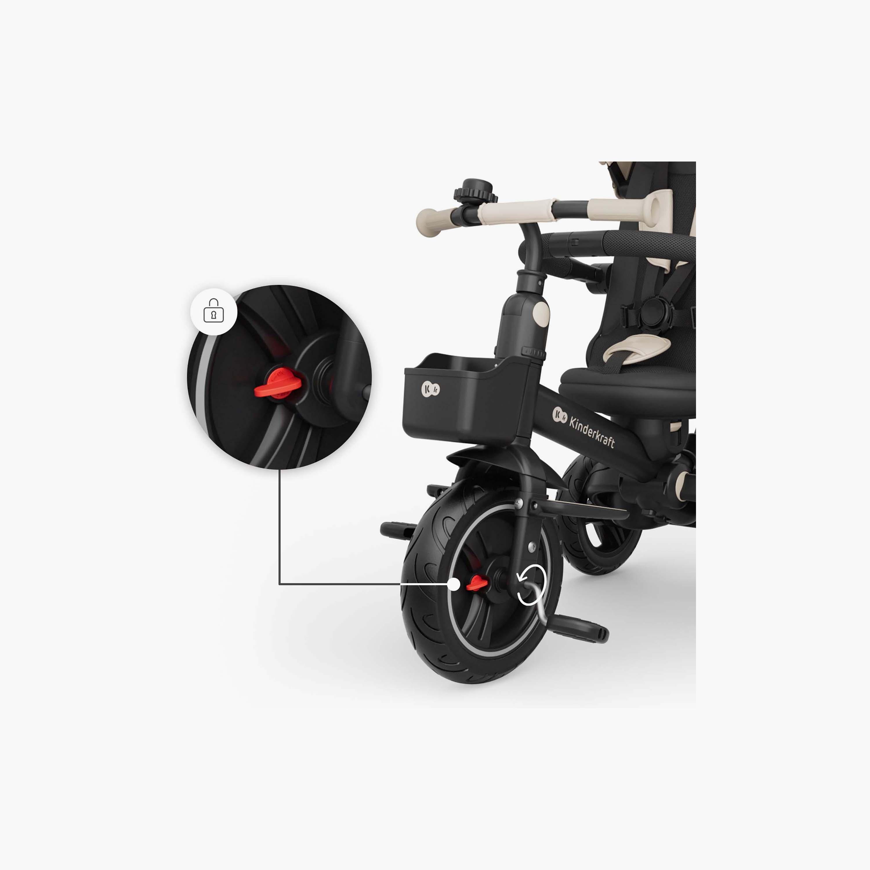 عربة أطفال ثلاثية العجلات للأطفال سبينستيب 2 بلس مع مظلة من كيندر كرافت-baby-gear-strollersandprams-strollers-image-11