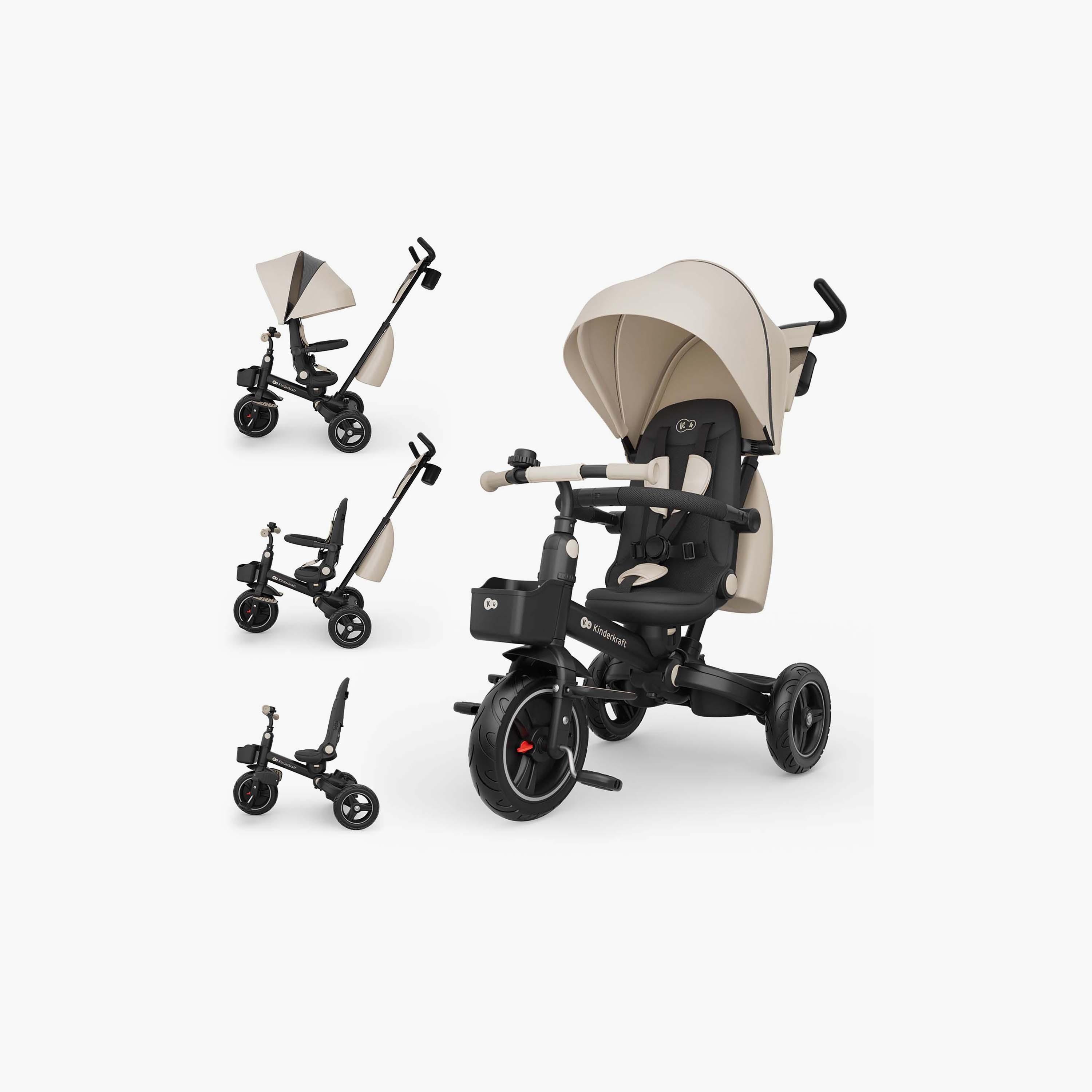 عربة أطفال ثلاثية العجلات للأطفال سبينستيب 2 بلس مع مظلة من كيندر كرافت-baby-gear-strollersandprams-strollers-image-6