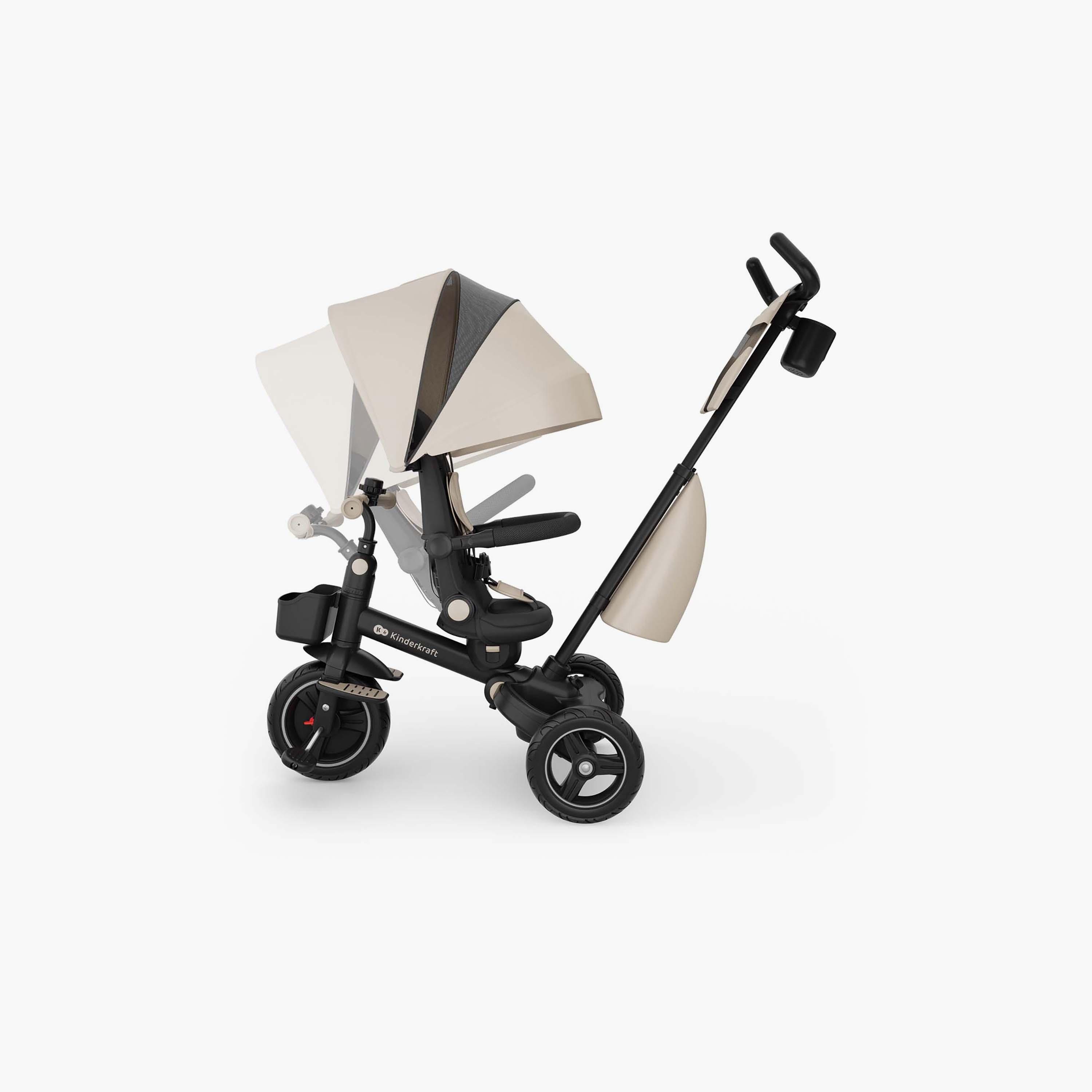عربة أطفال ثلاثية العجلات للأطفال سبينستيب 2 بلس مع مظلة من كيندر كرافت-baby-gear-strollersandprams-strollers-image-9