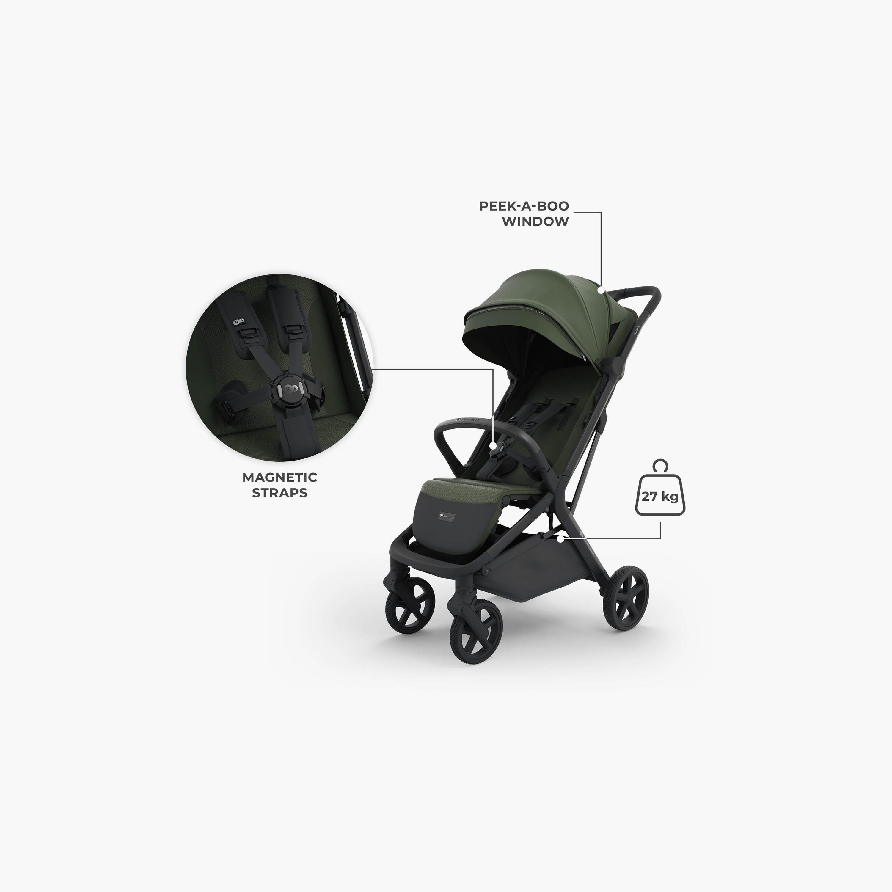 عربة أطفال خفيفة للسفر نوبي 3 مع مظلة من كيندر كرافت-baby-gear-strollersandprams-strollers-image-6