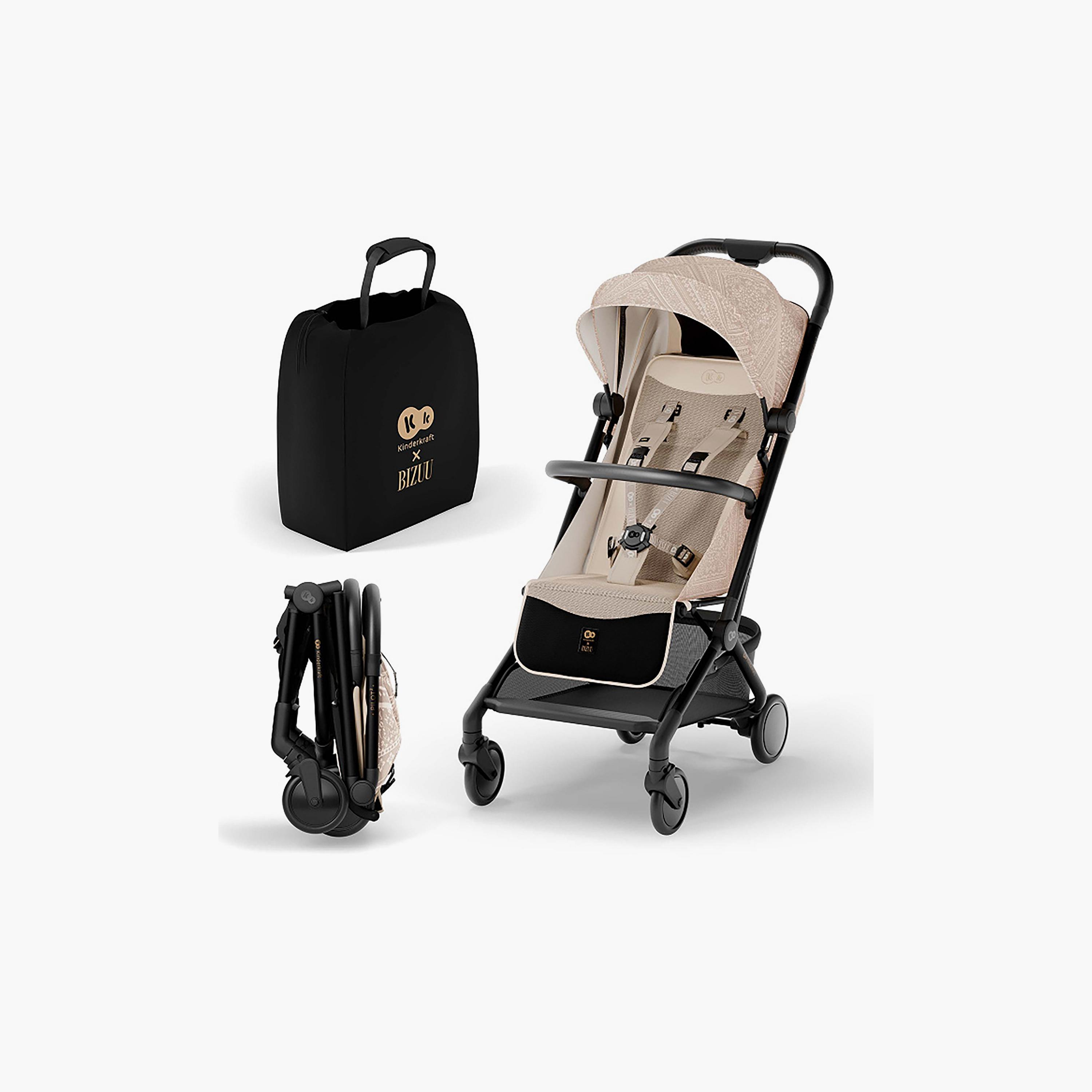 عربة أطفال بايلوت 2 بيزو مدمجة للطائرة مع ملحقاتها من كيندر كرافت-baby-gear-strollersandprams-strollers-image-2