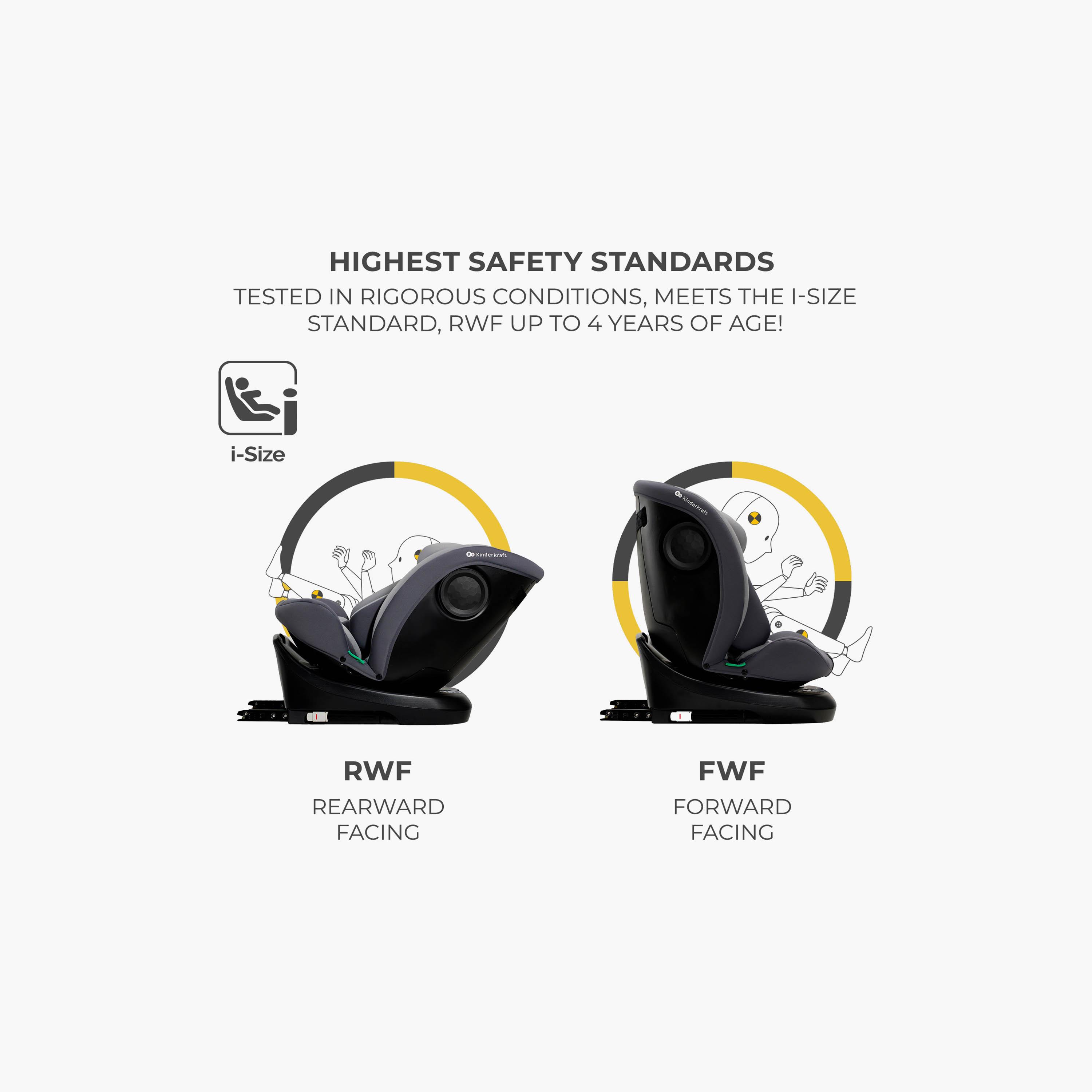 مقعد سيارة للأطفال قابل للتعديل مع خاصية الدوران 360 درجة آي-غرو من كيندر كرافت-baby-gear-carseats-image-14