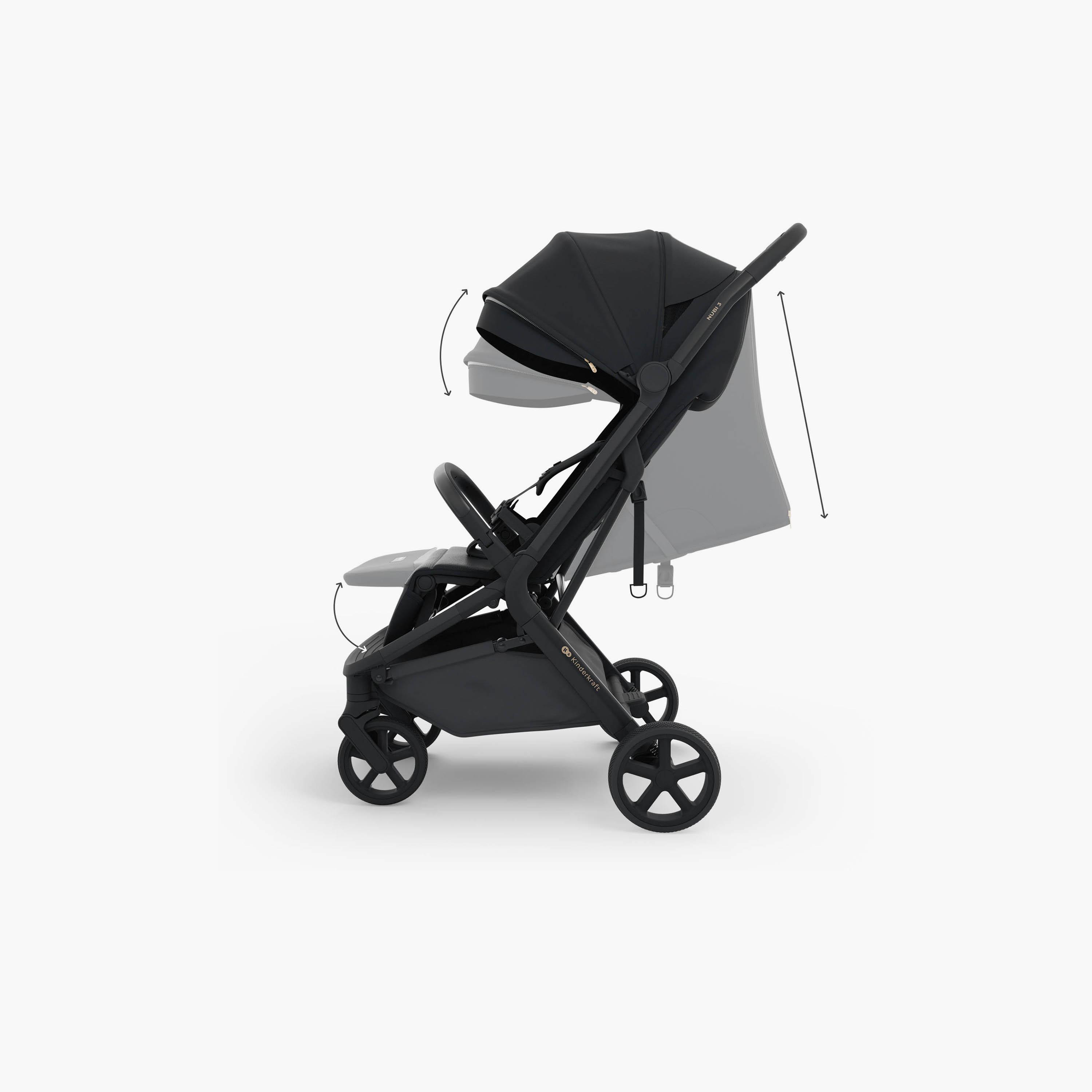 عربة أطفال خفيفة للسفر نوبي 3 مع مظلة من كيندر كرافت-baby-gear-strollersandprams-strollers-image-7