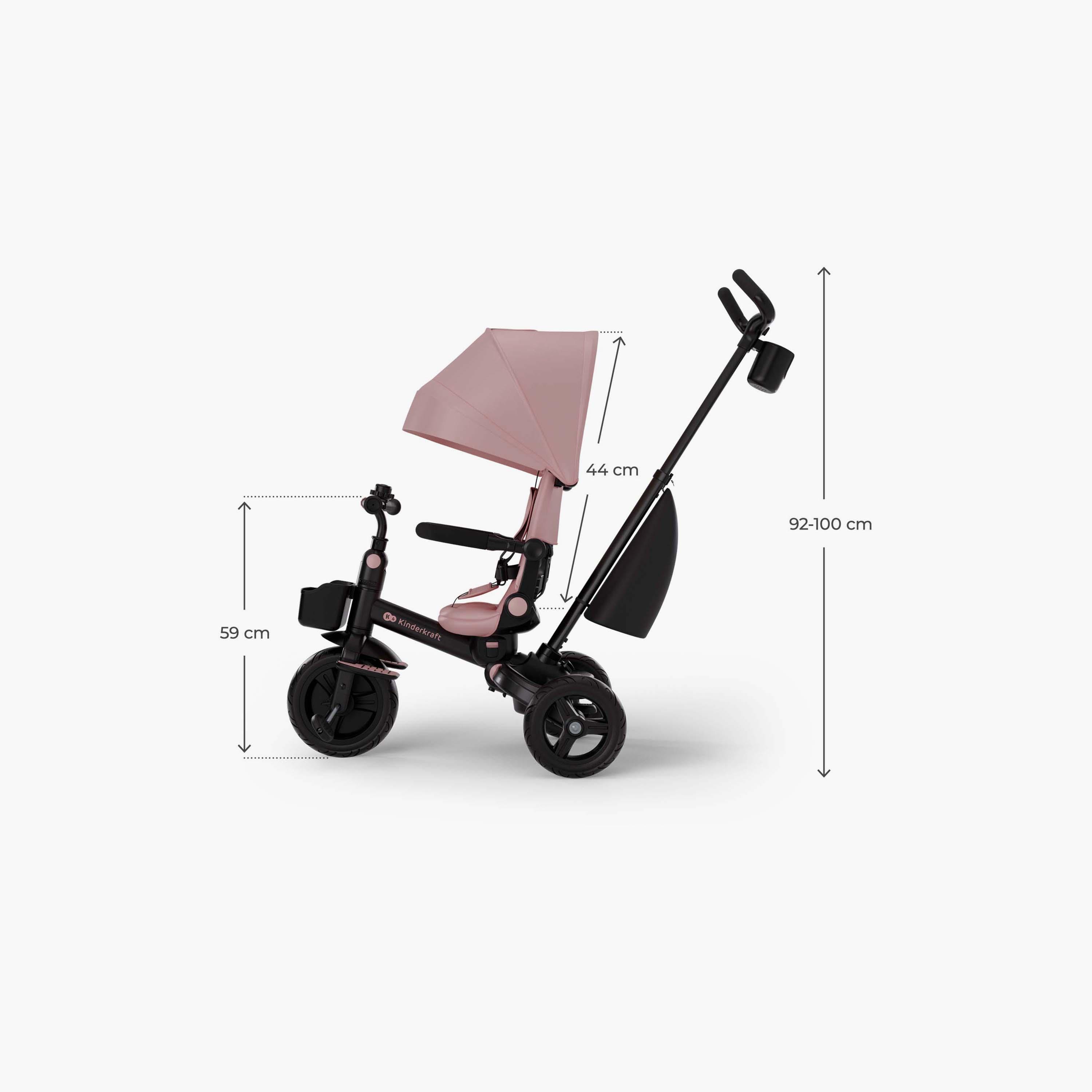 دراجة ثلاثية العجلات للأطفال (عربة ترايك) أفيو 2 بلس مع مظلة من كيندر كرافت-baby-gear-strollersandprams-strollers-image-3