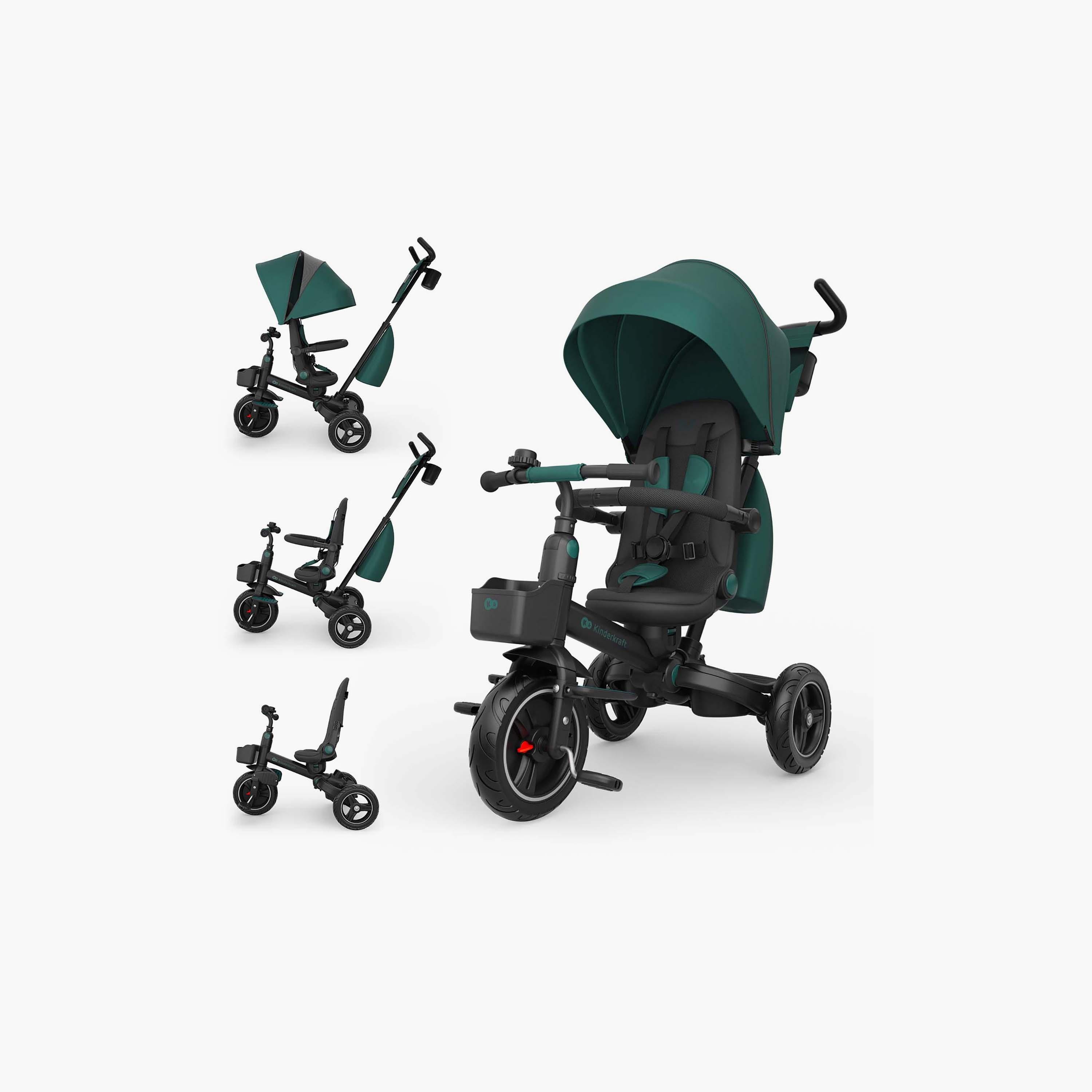 عربة أطفال ثلاثية العجلات للأطفال سبينستيب 2 بلس مع مظلة من كيندر كرافت-baby-gear-strollersandprams-strollers-image-6