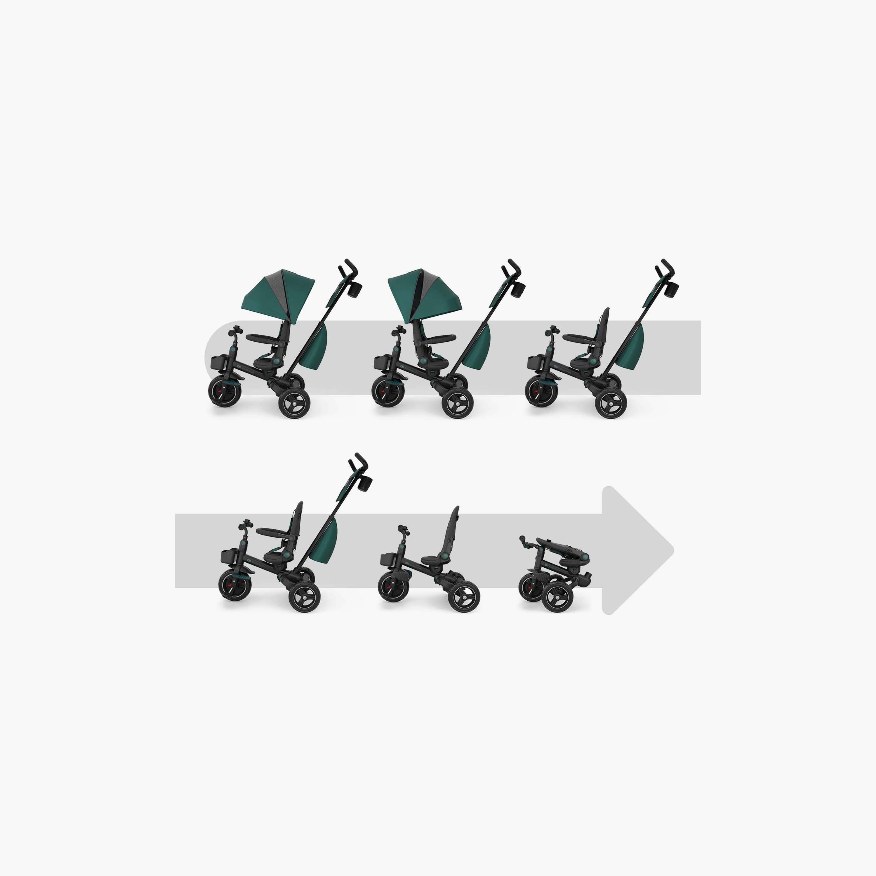 عربة أطفال ثلاثية العجلات للأطفال سبينستيب 2 بلس مع مظلة من كيندر كرافت-baby-gear-strollersandprams-strollers-image-7
