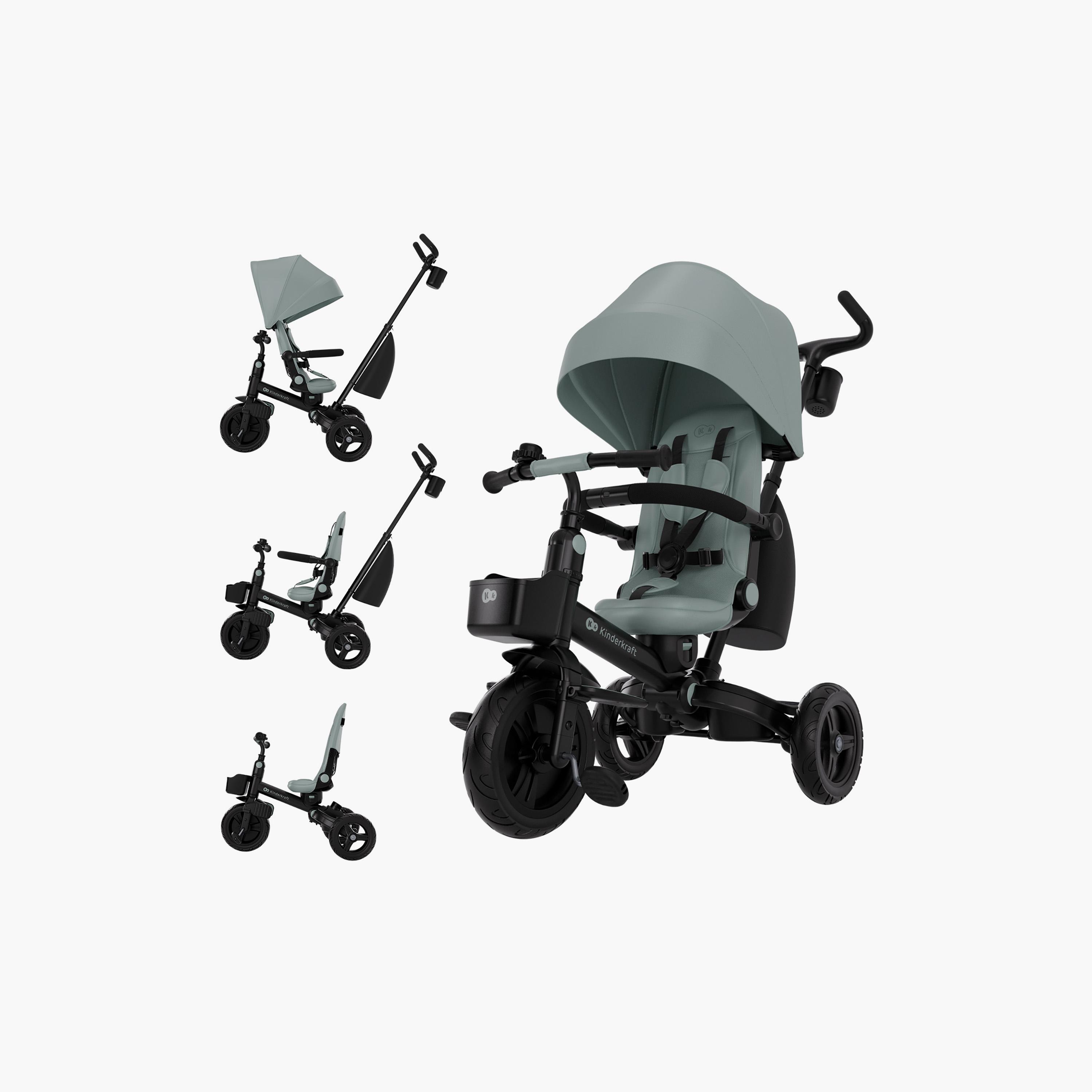 Kinderkraft Aveo 2 Plus Tricycle Stroller with Canopy-baby-gear-strollersandprams-strollers-image-7