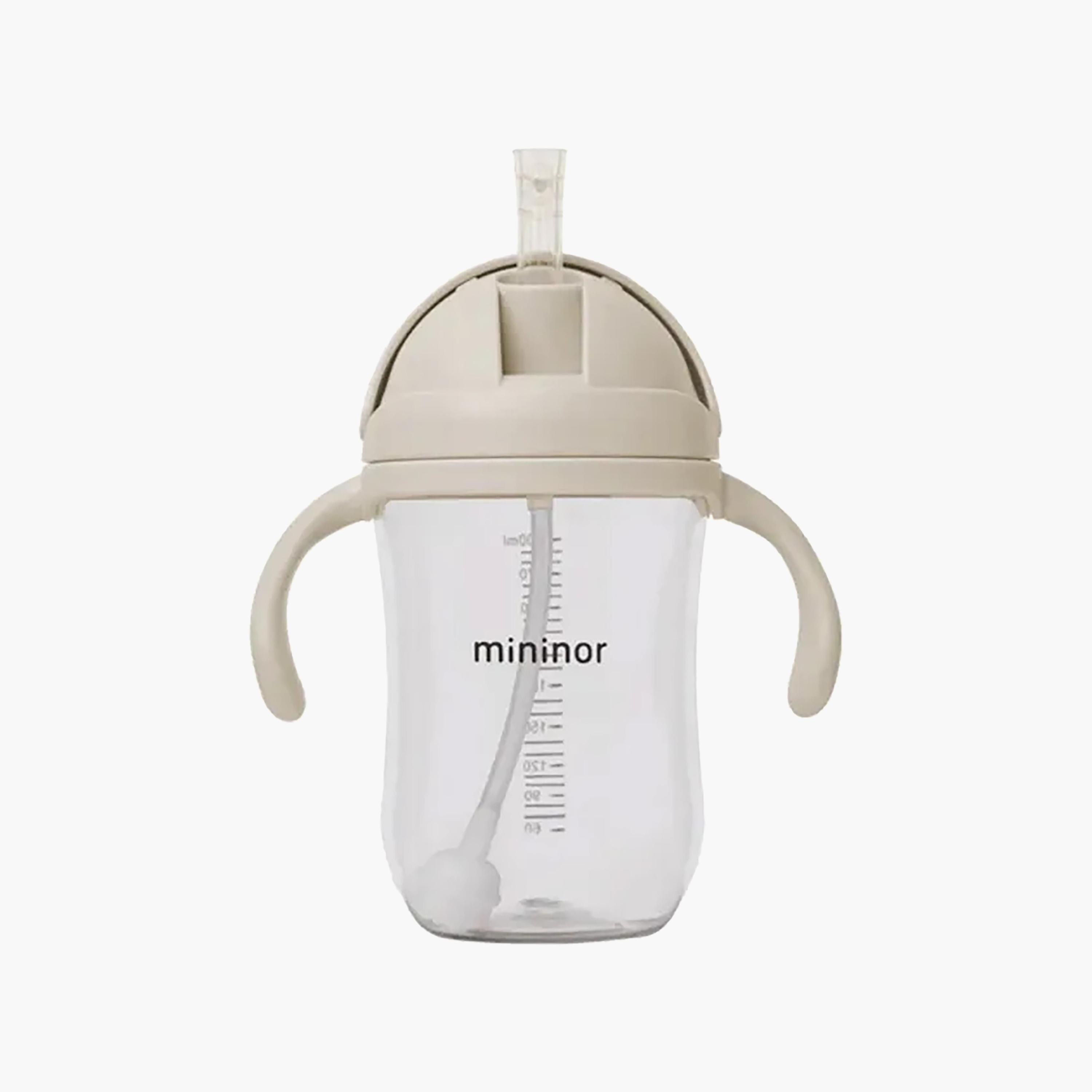 Mininor 360 Degree Non-Spill Trainer Cup with Handle & Straw - 330 ml-baby-feeding-mealtimeessentials-image-1