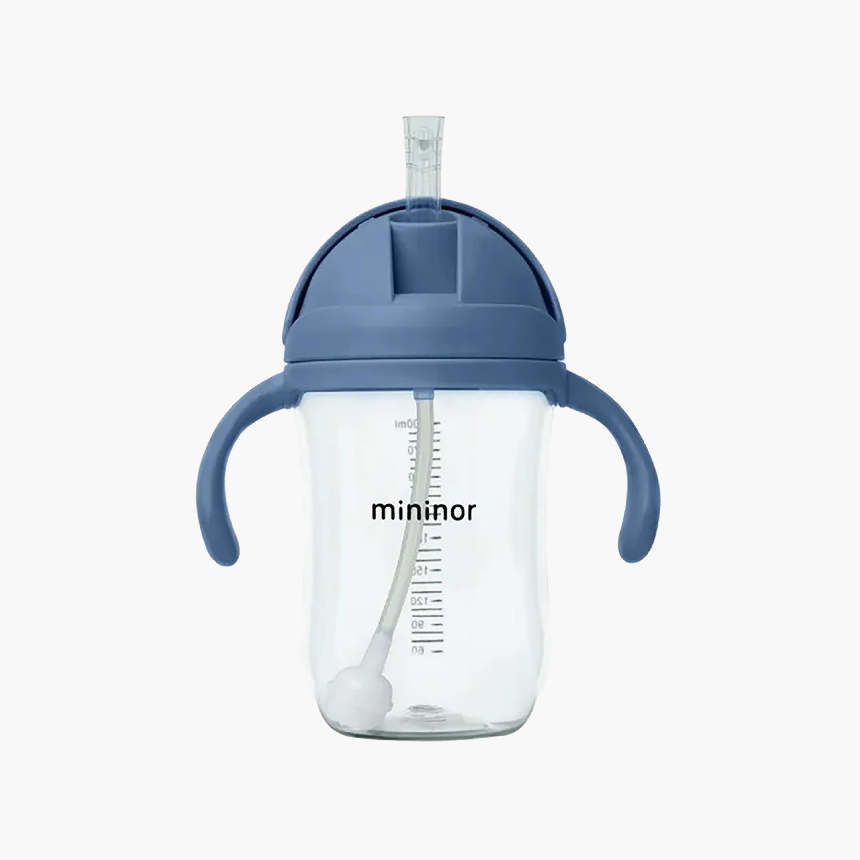 Mininor 360 Degree Non-Spill Trainer Cup with Handle & Straw - 330 ml-baby-feeding-mealtimeessentials-image-1