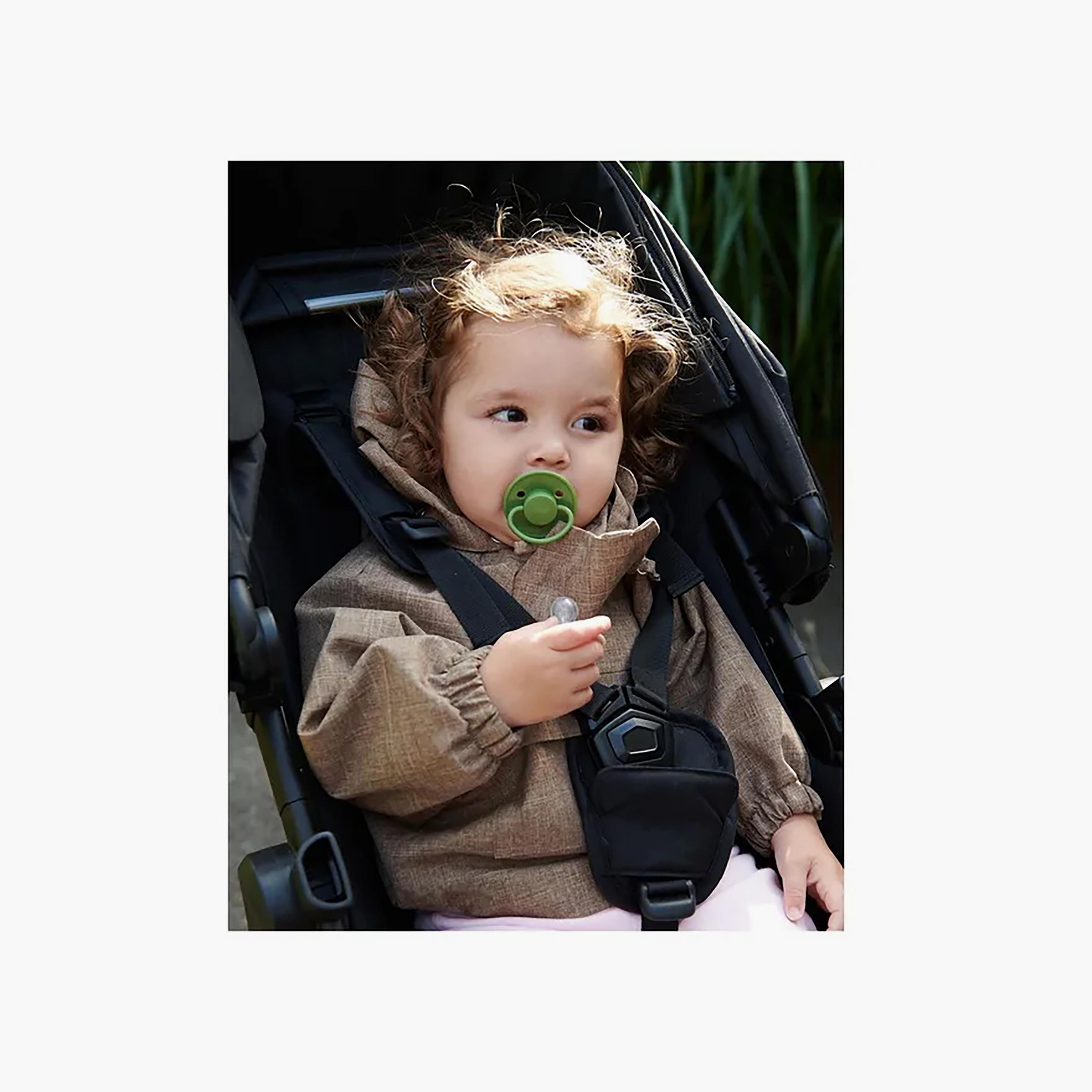 لهاية سيليكون دائرية كلاسيكية بلون أخضر طحلبي من مينينور-baby-feeding-pacifiers-image-2