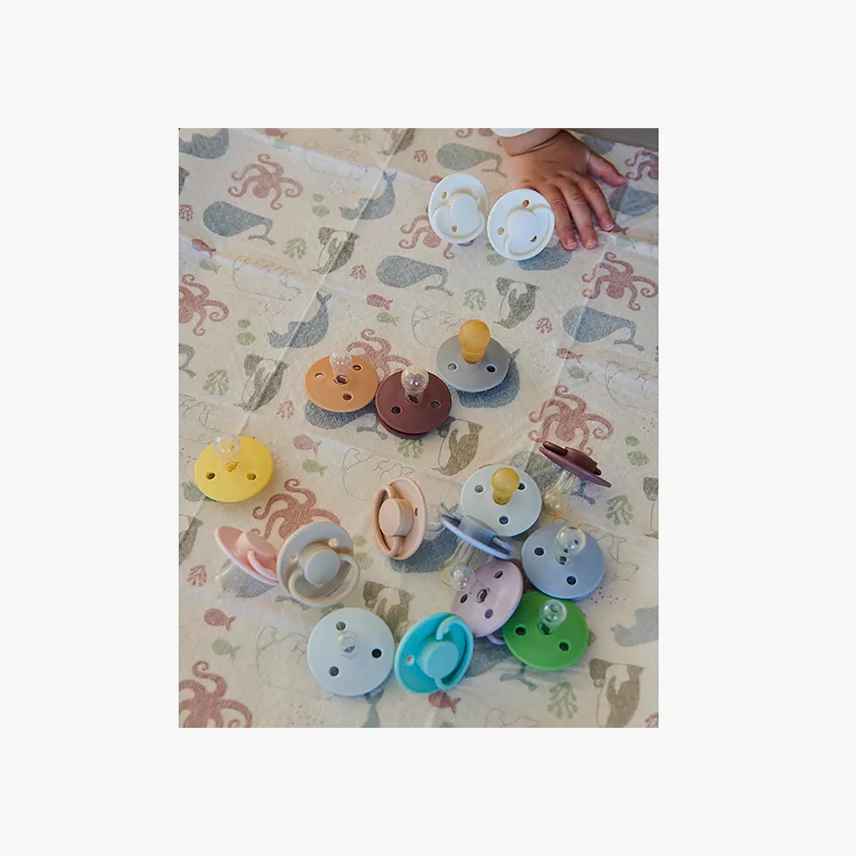Mininor Classic Round Latex Pacifier - Roe Deer-baby-feeding-pacifiers-image-2