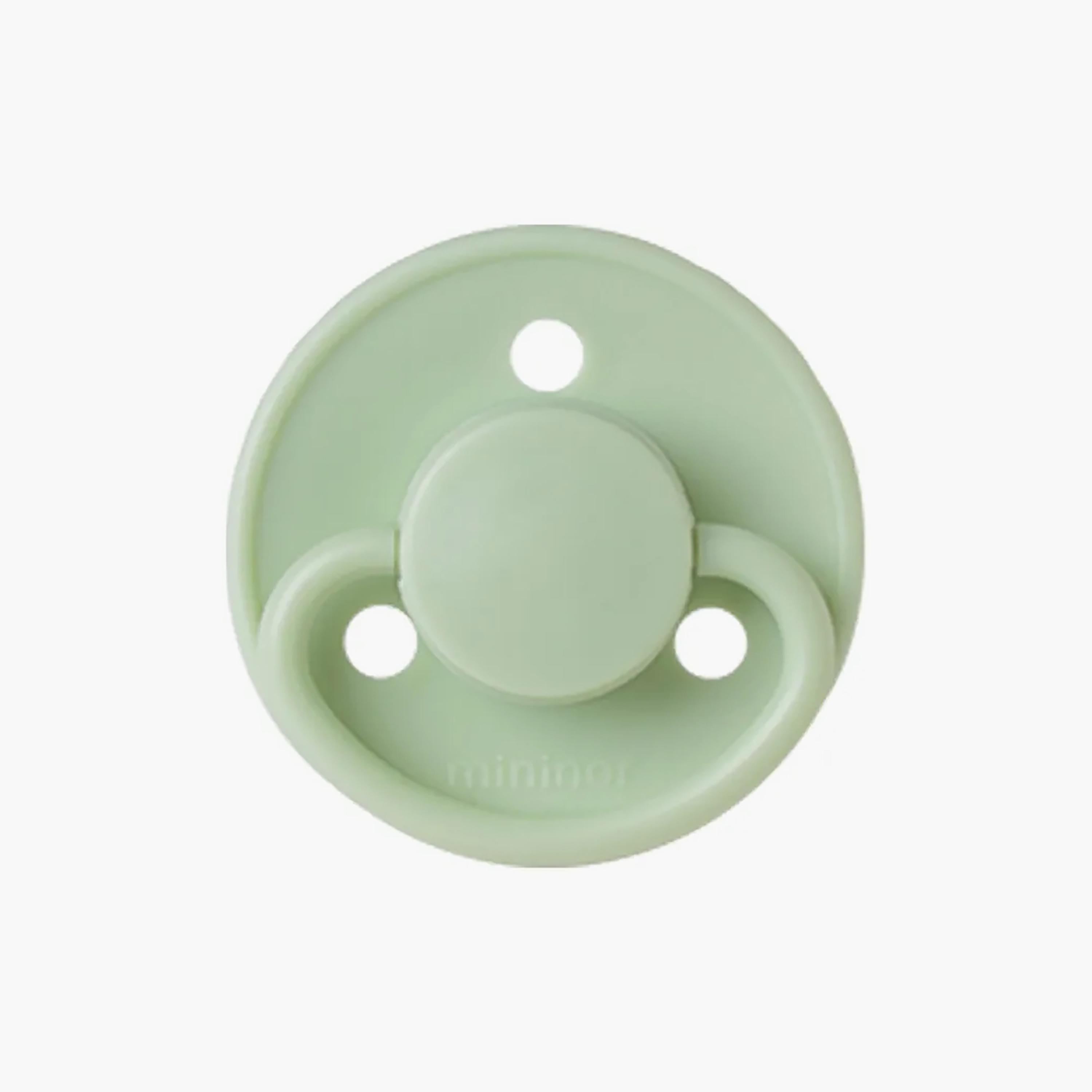 Mininor Classic Round Latex Pacifier - Gooseberry-baby-feeding-pacifiers-image-1