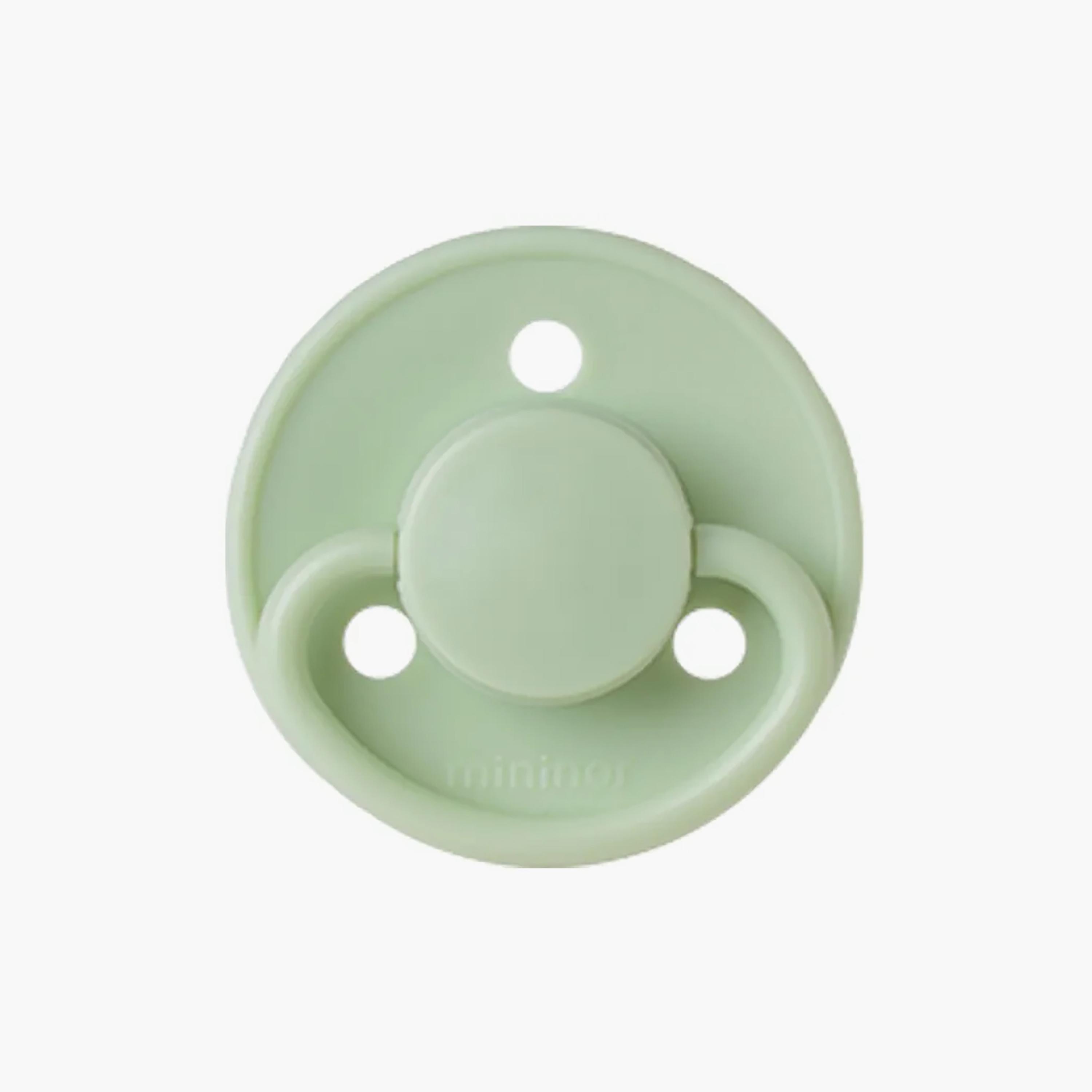 Mininor Classic Round Silicone Pacifier - Gooseberry-baby-feeding-pacifiers-image-1