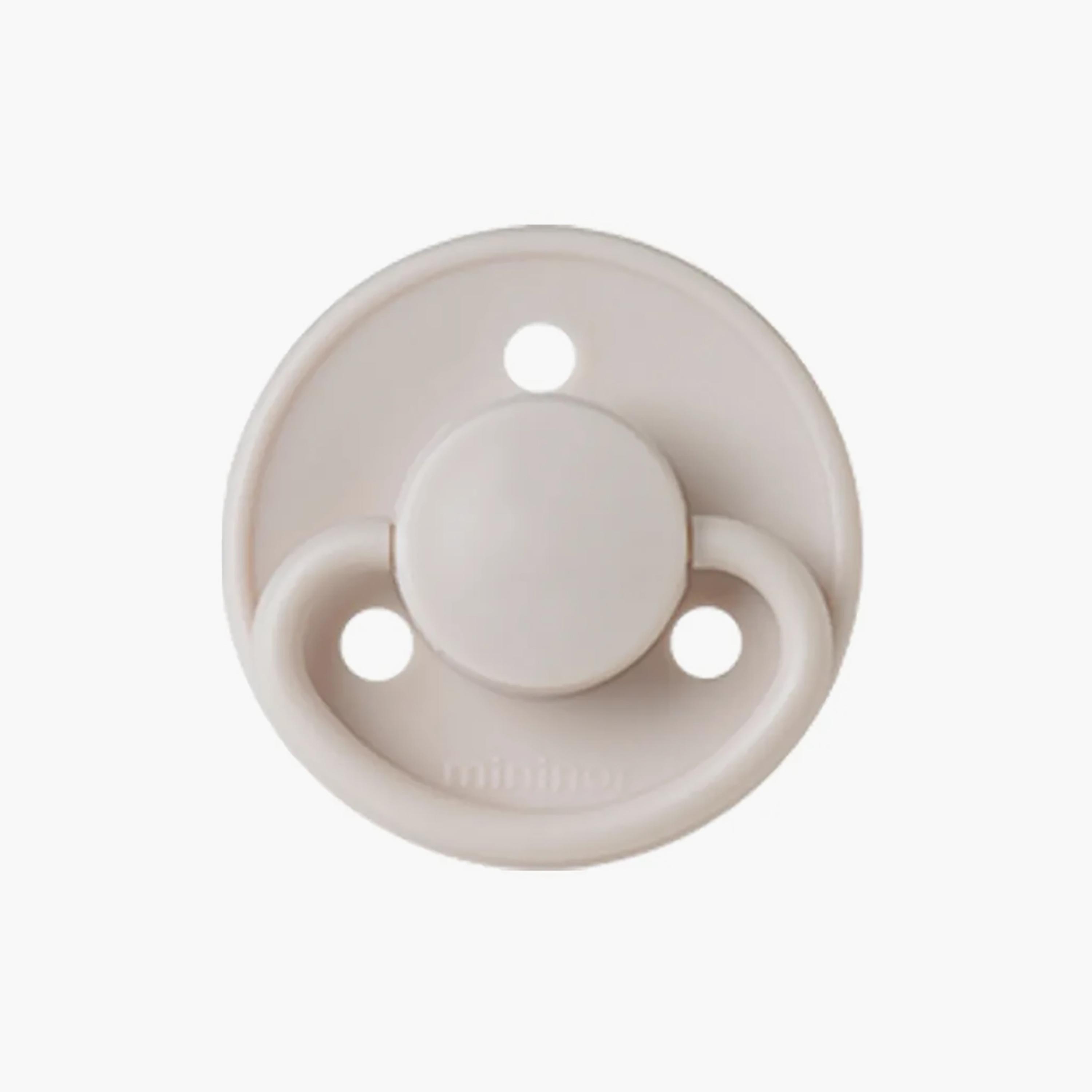Mininor Classic Round Silicone Pacifier - Cloudy Morning-baby-feeding-pacifiers-image-1