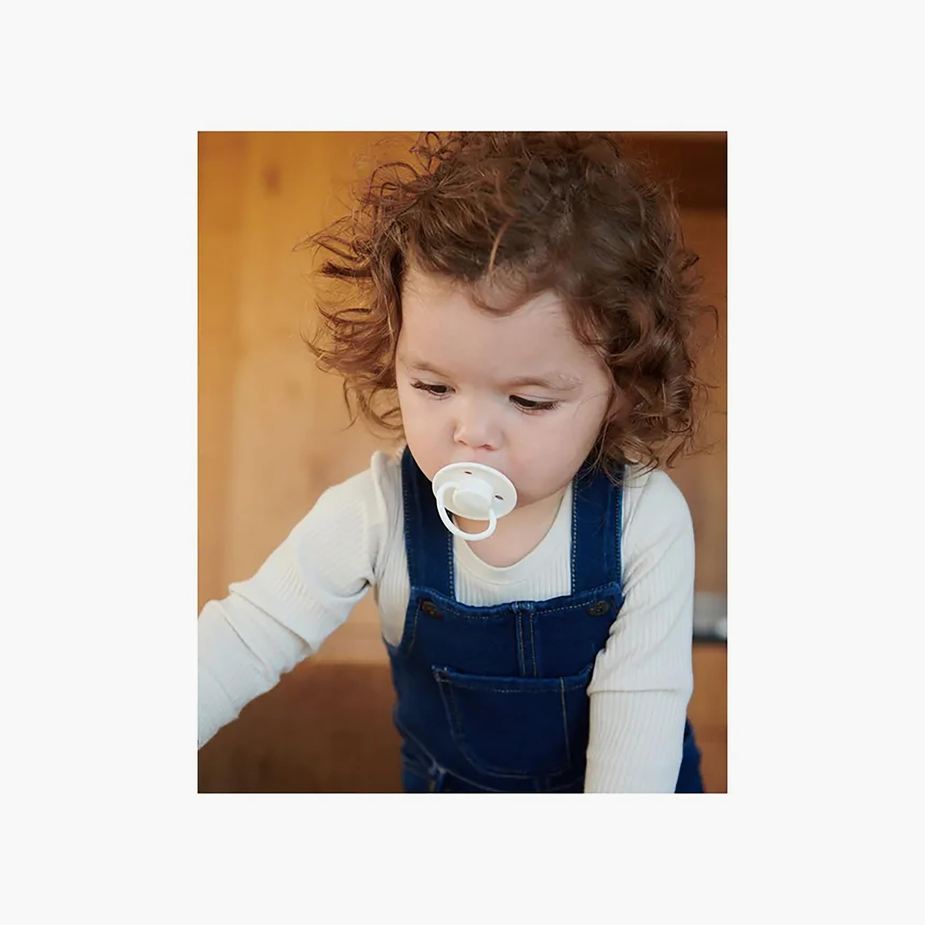 Mininor Classic Round Silicone Pacifier - Cloudy Morning-baby-feeding-pacifiers-image-2