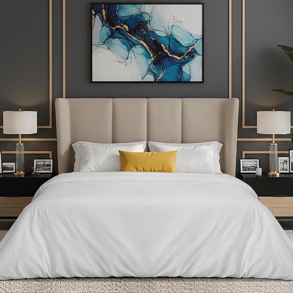 Mulberry Living Serentiy Solids Cotton 250 Thread Count Queen Duvet Cover - 220x240 cm