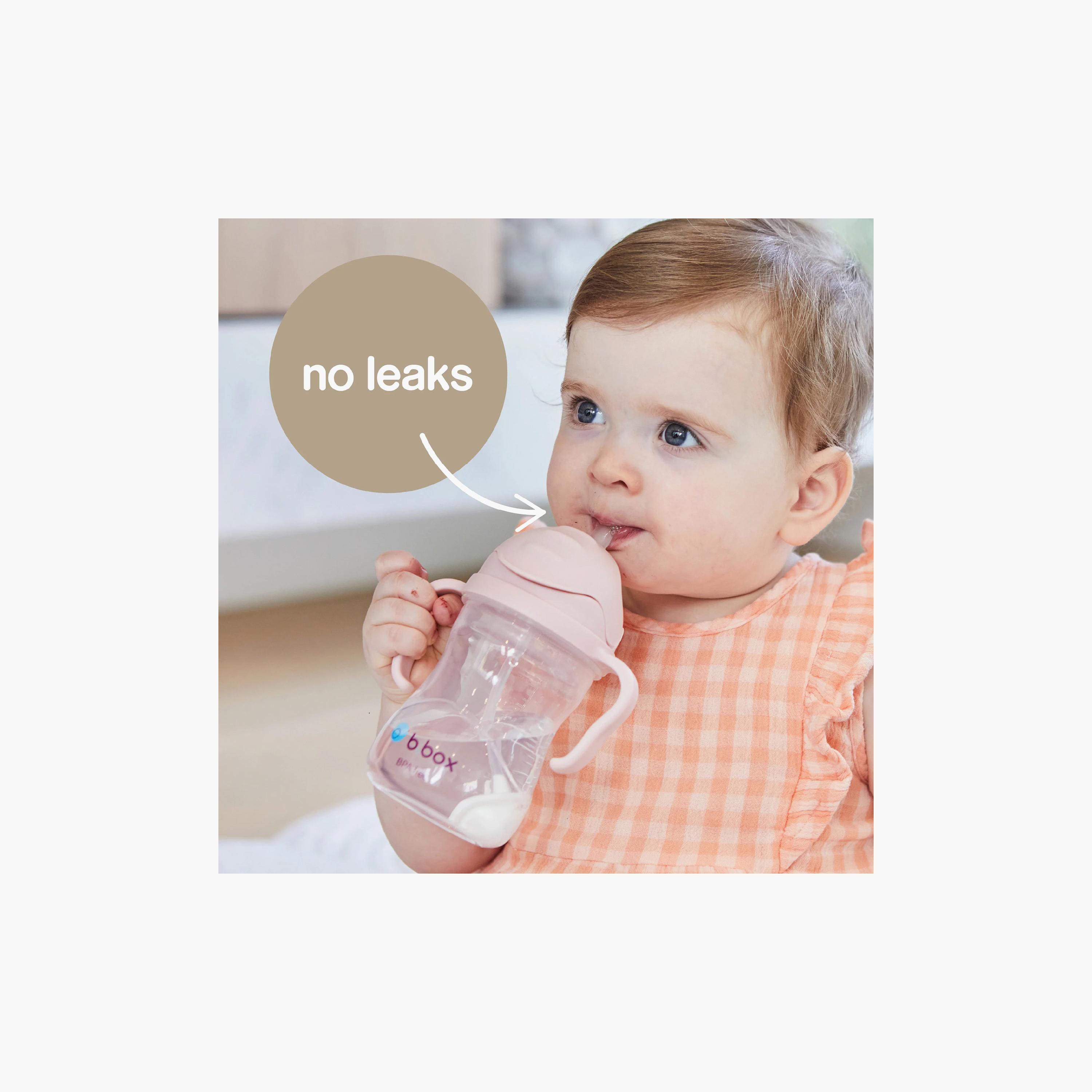 كوب تدريب للأطفال خالي من البيسفينول مع ماصة مرنة ومثقلة ومقابض من بي بوكس-baby-feeding-mealtimeessentials-image-5