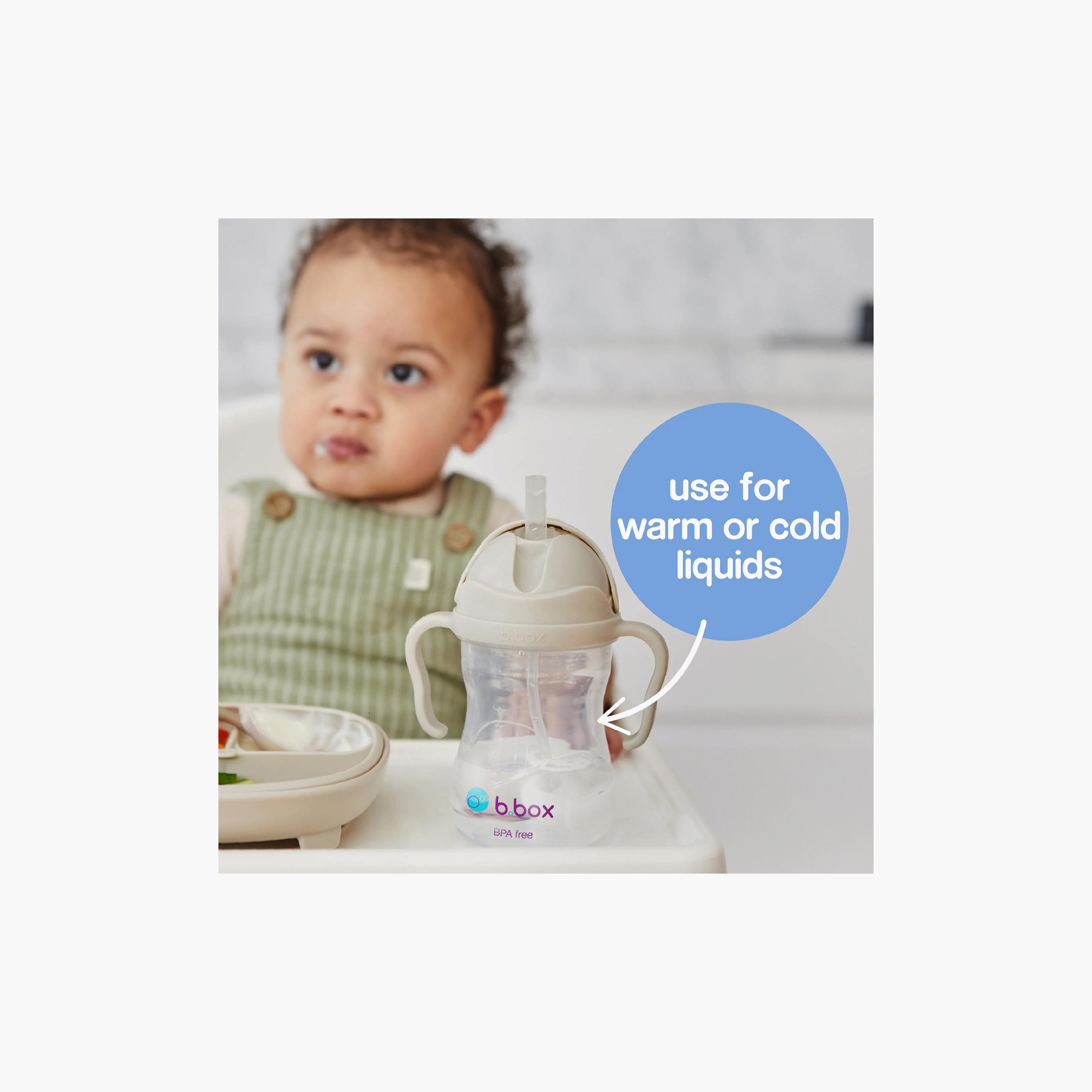 كوب تدريب للأطفال خالي من البيسفينول مع ماصة مرنة ومثقلة ومقابض من بي بوكس-baby-feeding-mealtimeessentials-image-6