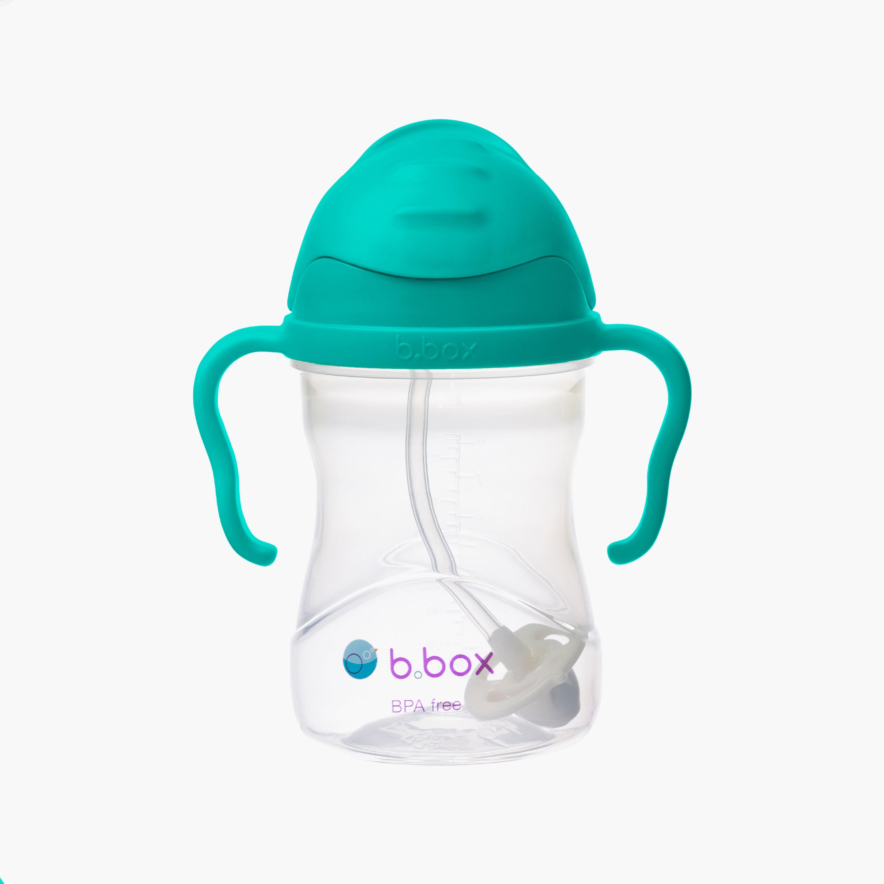 كوب تدريب للأطفال خالي من البيسفينول مع ماصة مرنة ومثقلة ومقابض من بي بوكس-baby-feeding-mealtimeessentials-image-9