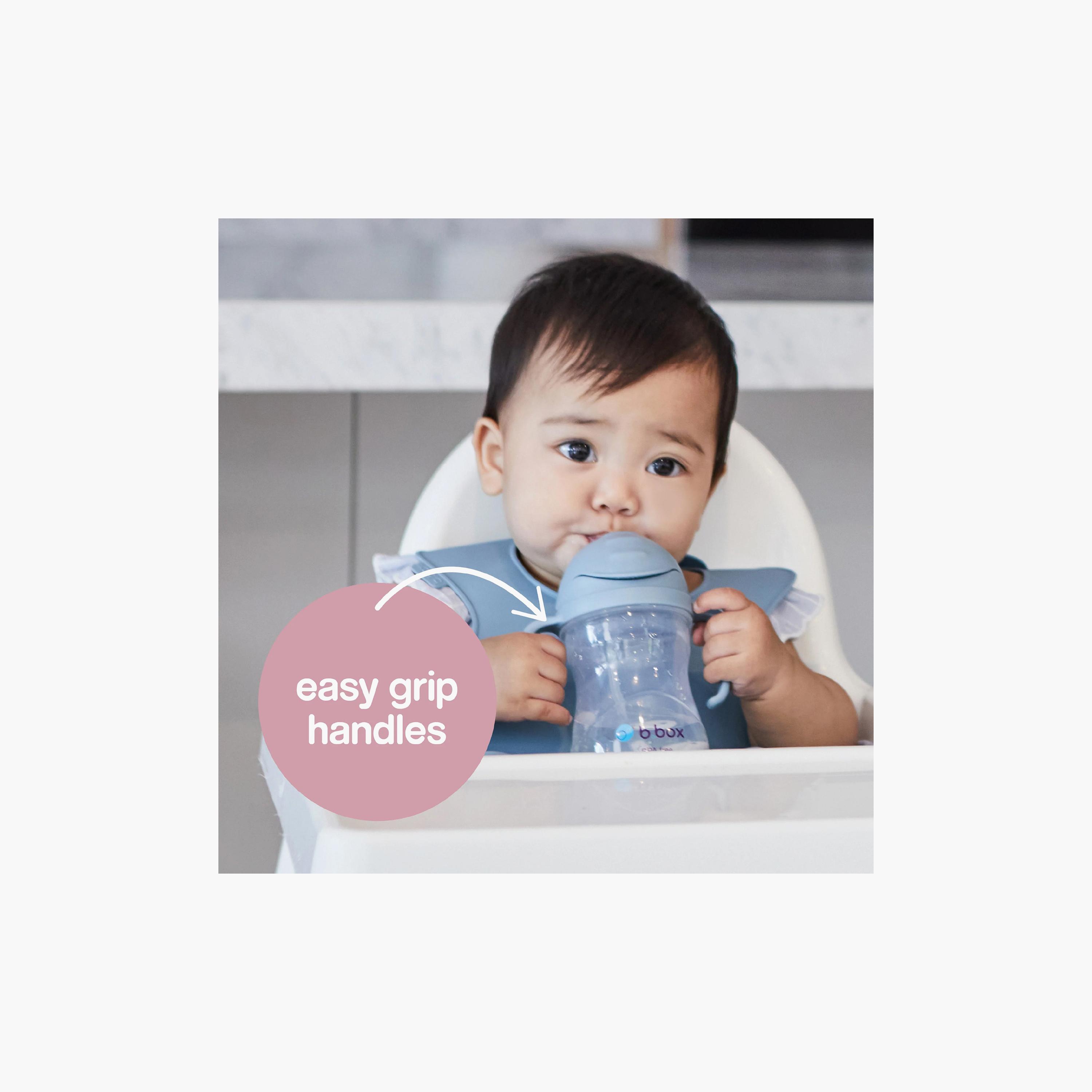 كوب تدريب للأطفال خالي من البيسفينول مع ماصة مرنة ومثقلة ومقابض من بي بوكس-baby-feeding-mealtimeessentials-image-12