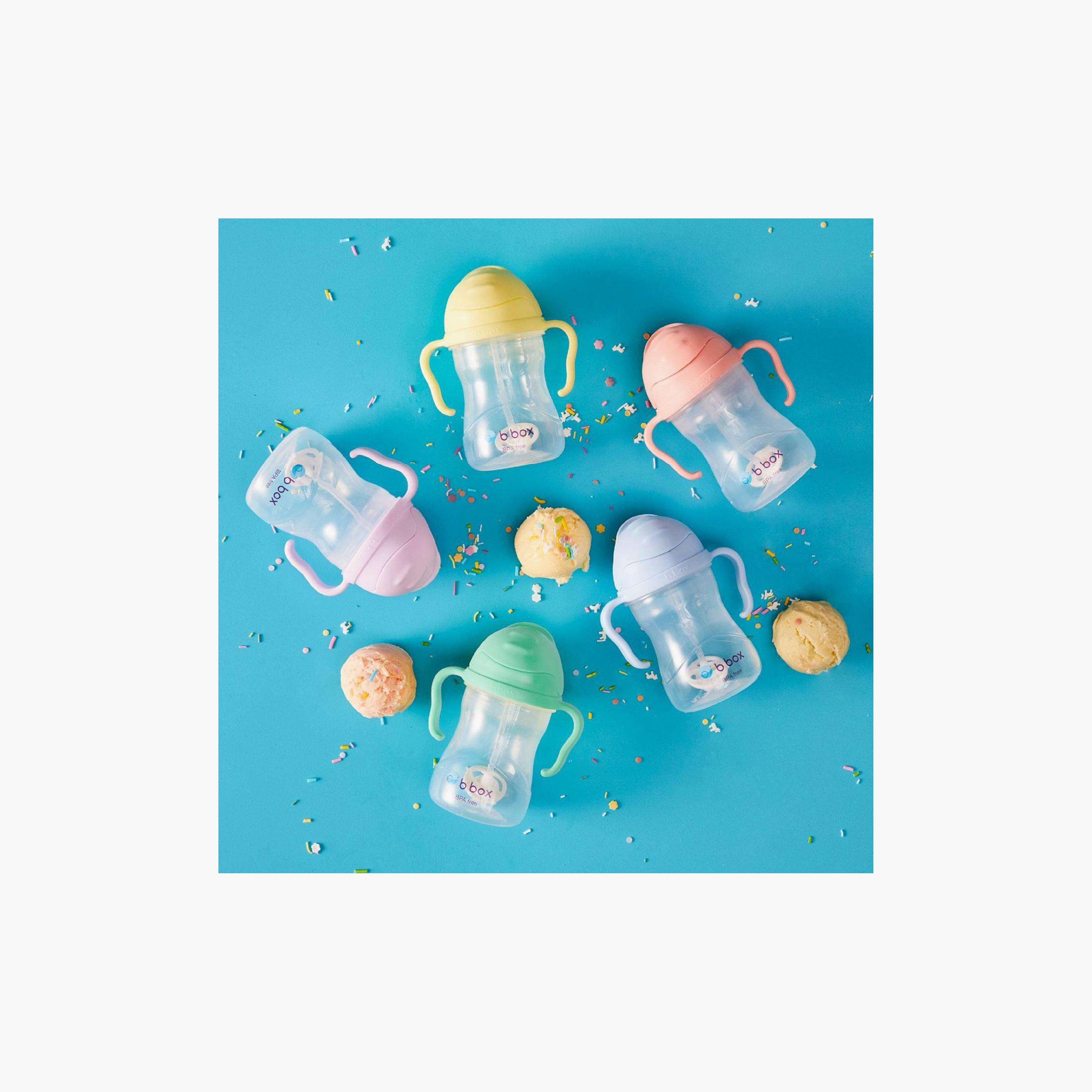 كوب تدريب للأطفال خالي من البيسفينول مع ماصة مرنة ومثقلة ومقابض من بي بوكس-baby-feeding-mealtimeessentials-image-15