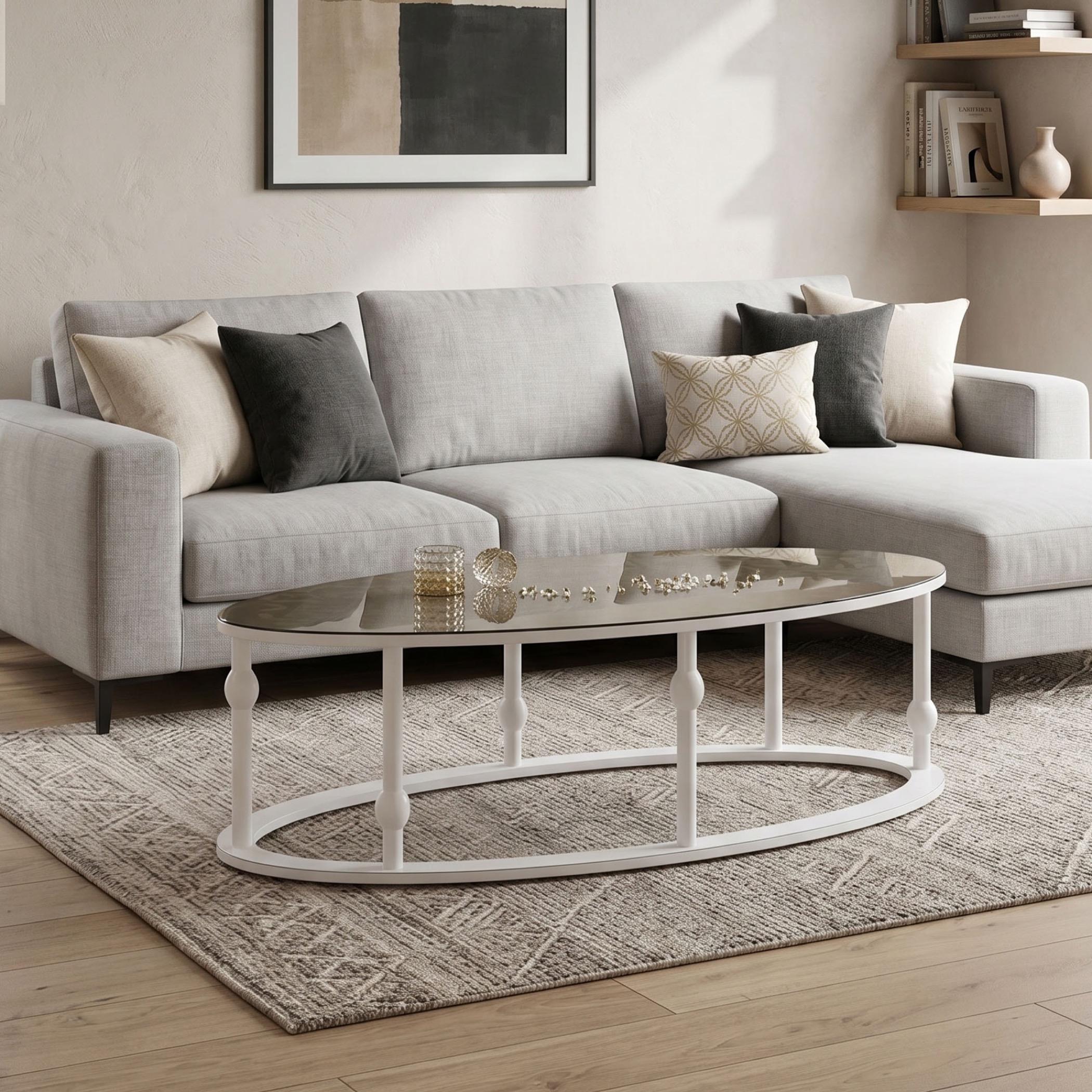 Anya Glass Top Coffee Table