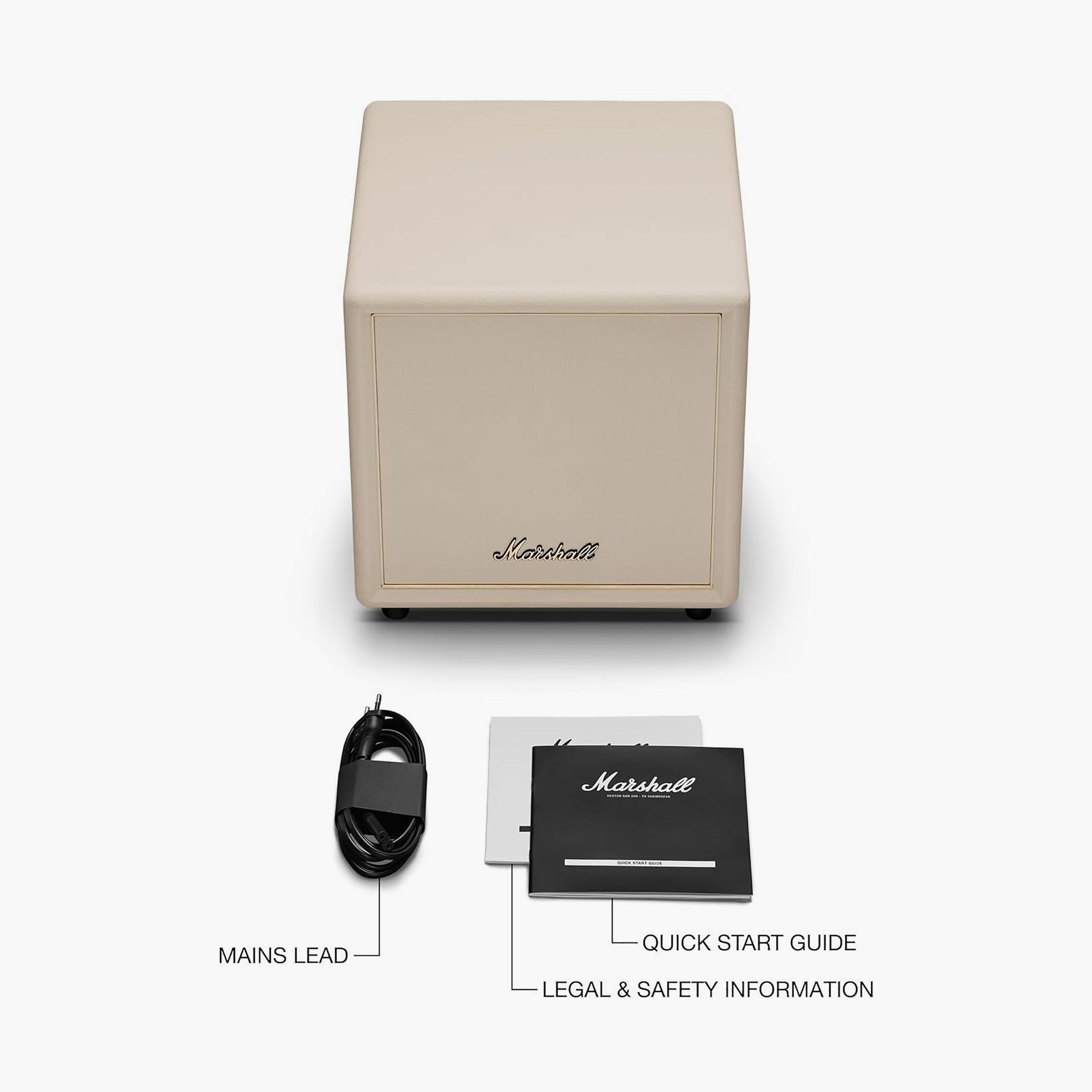 Marshall Heston Sub 200 Subwoofer Cream-electronics-speakers-image-5