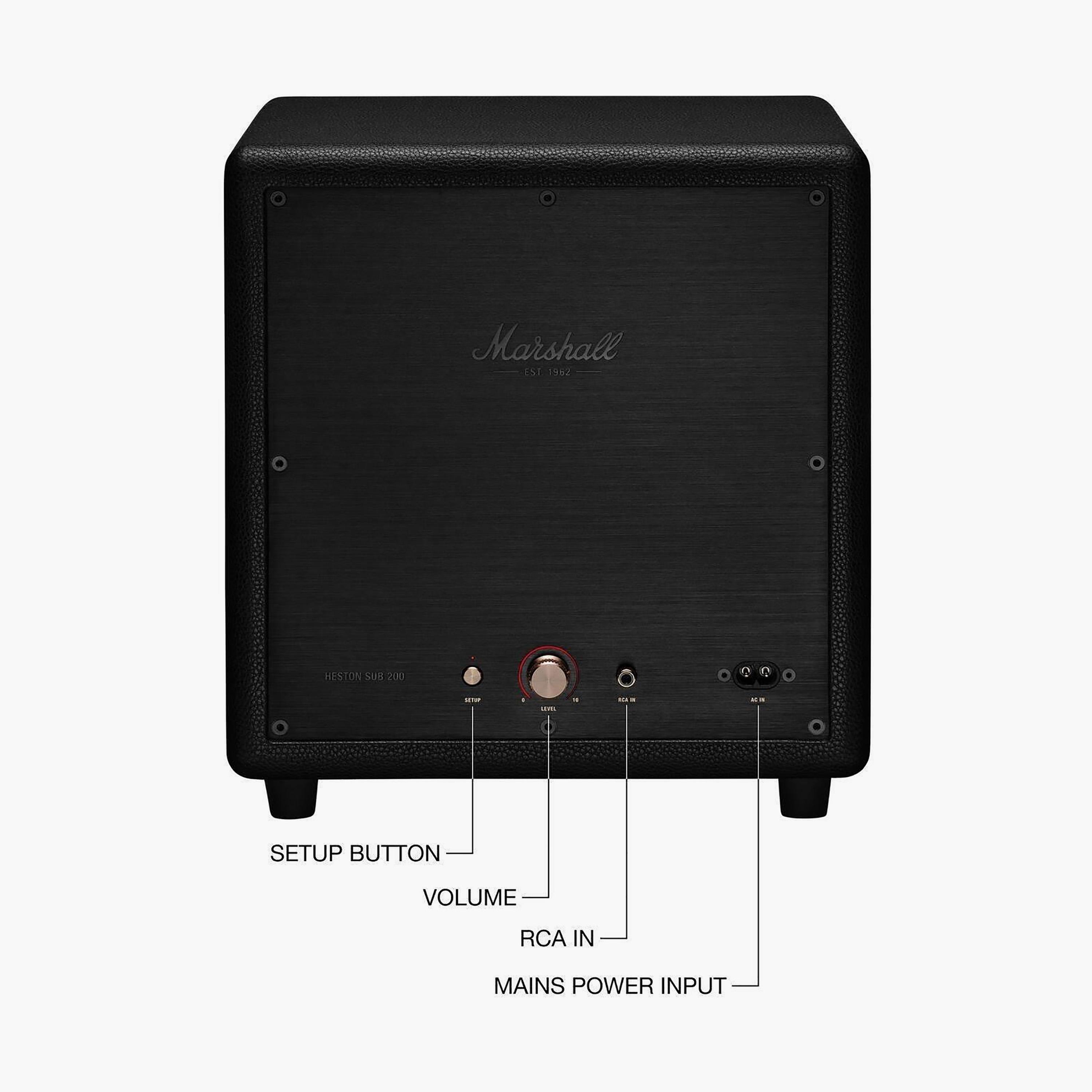 مضخم صوت (صن دوق) مارشال هيستون ساب 200 - أسود-electronics-speakers-image-4