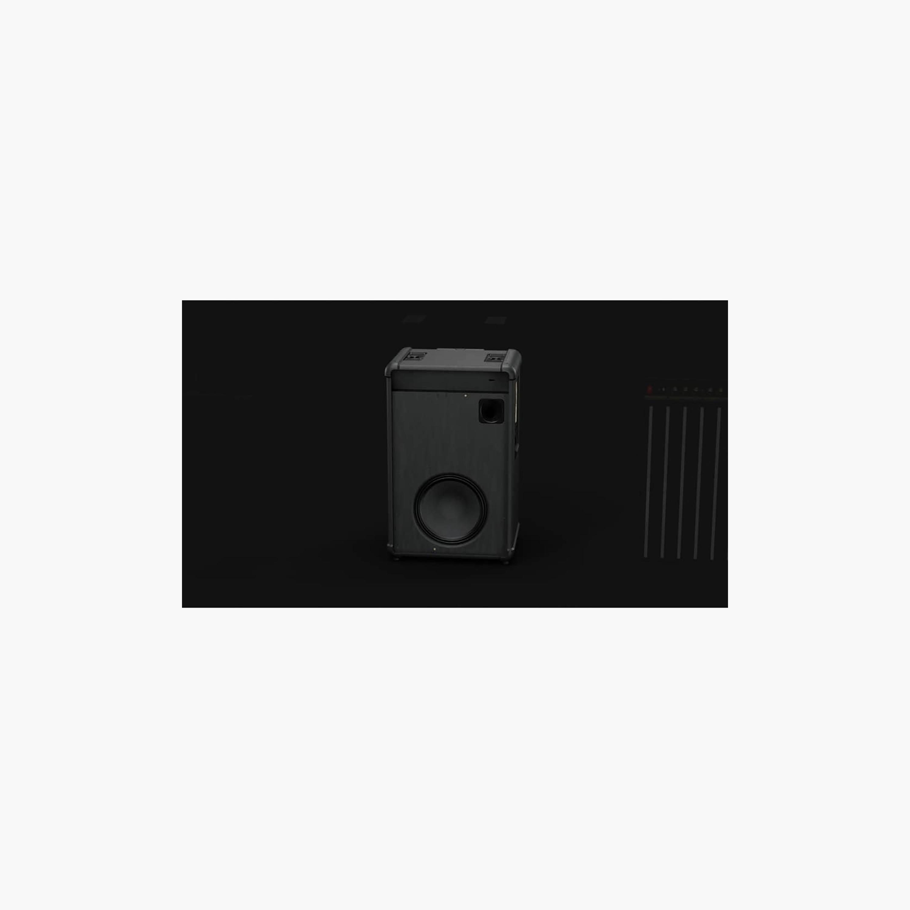 Marshall Bromley 750 Speaker Black and Brass-electronics-speakers-image-6