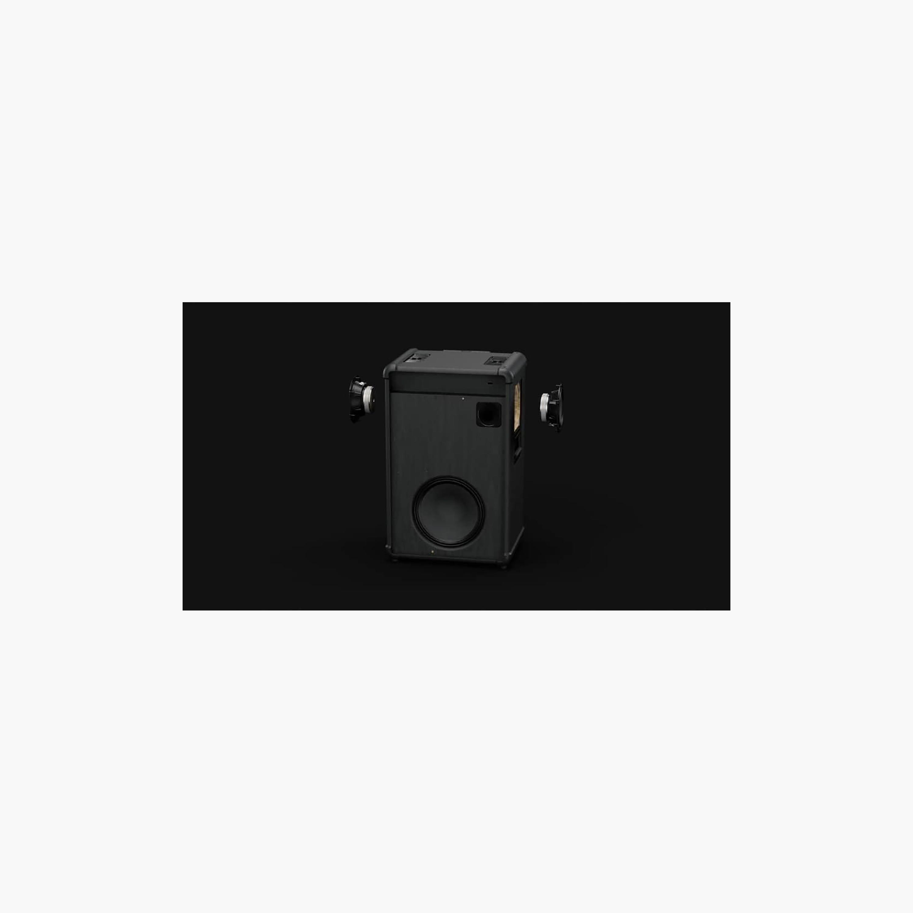 Marshall Bromley 750 Speaker Black and Brass-electronics-speakers-image-7