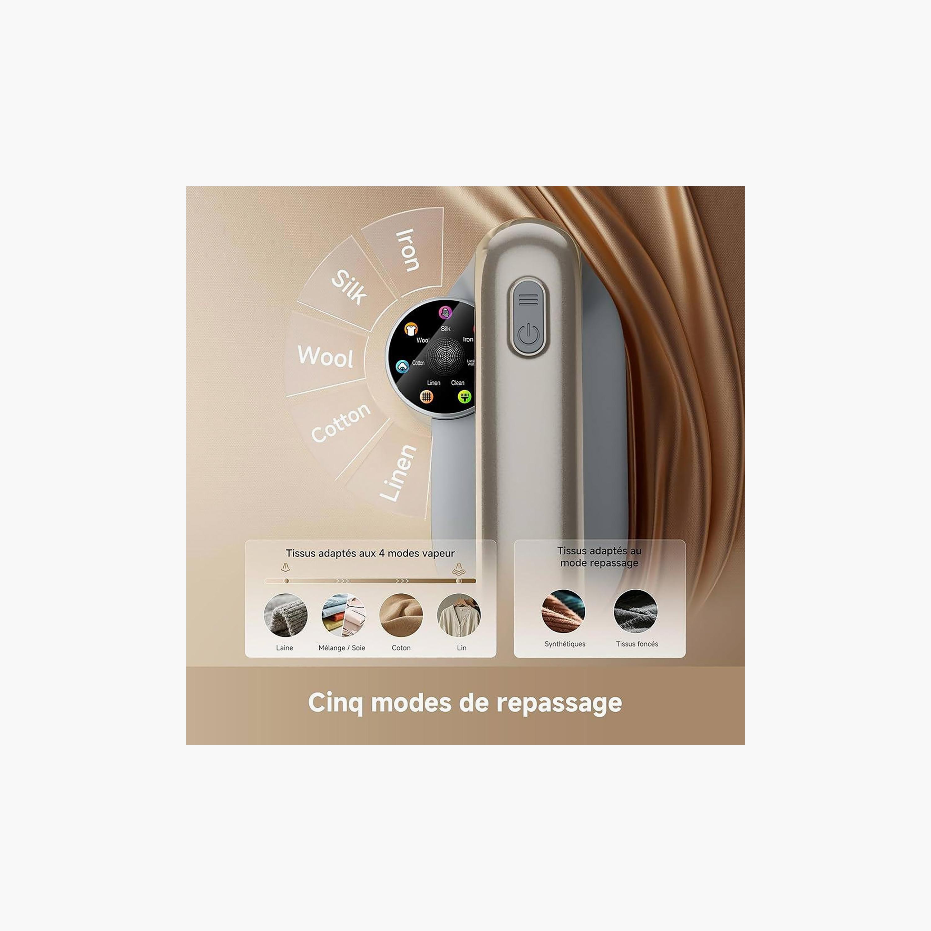 DREAME P7 Portable Travel Steam Iron Beige | DWIP7GAAE-household-appliances-homeappliances-ironandsteamers-image-6