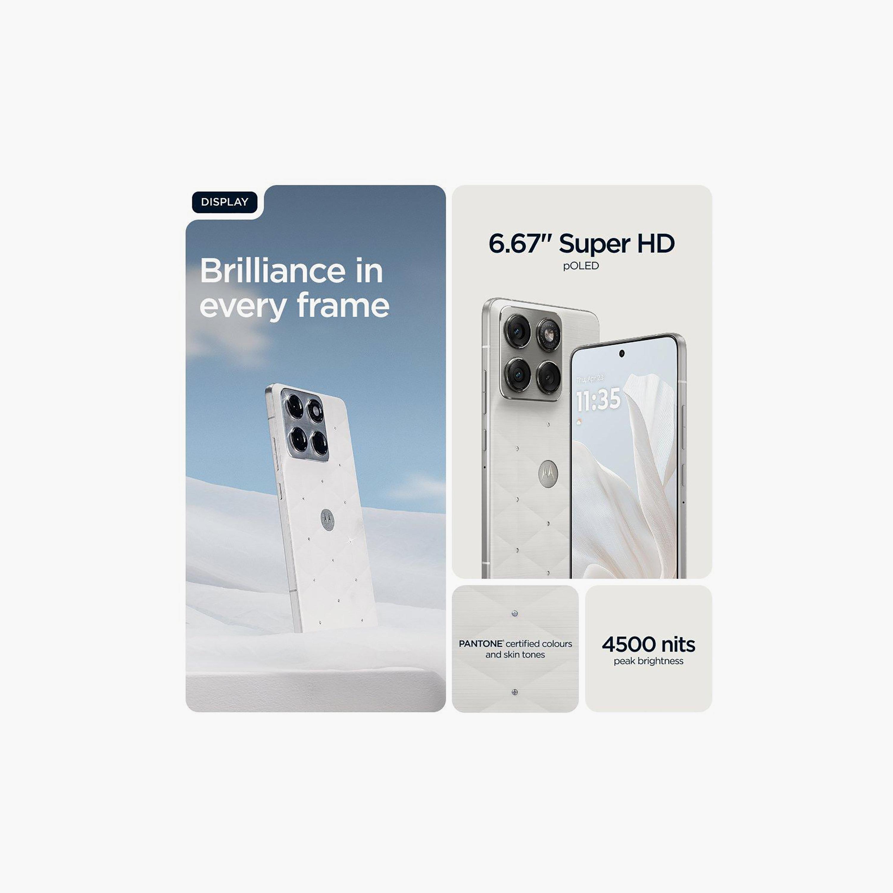 Motorola Edge 70 Cloud Dancer White 5G 12GB 512GB 6.7 Inch Snapdragon 7 Gen 4 Android Smartphone-electronics-phones-image-7