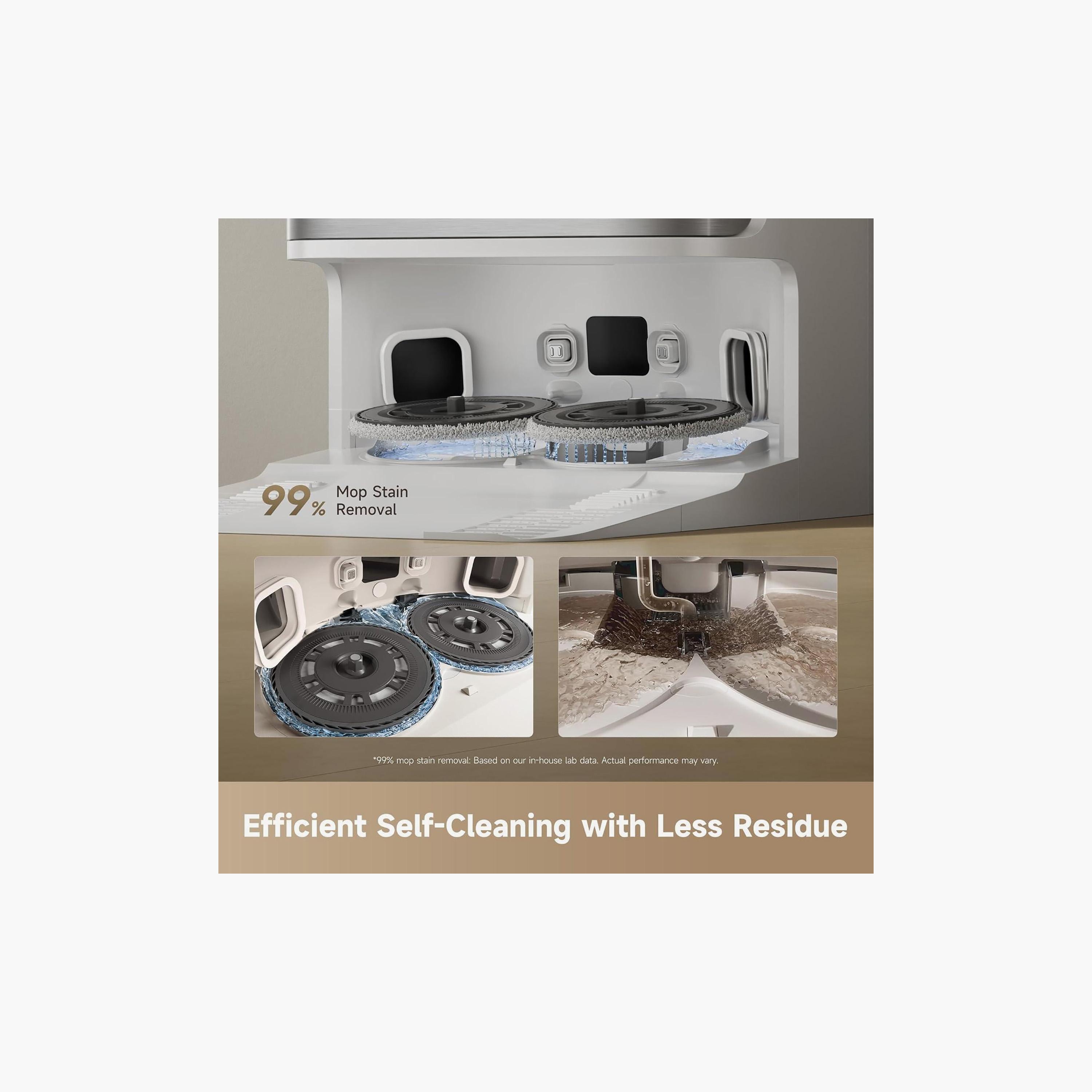 DREAME D30 Ultra Robotic Vacuum Cleaner White | RTD31TE-WHITE-household-appliances-homeappliances-vacuumcleaners-image-5