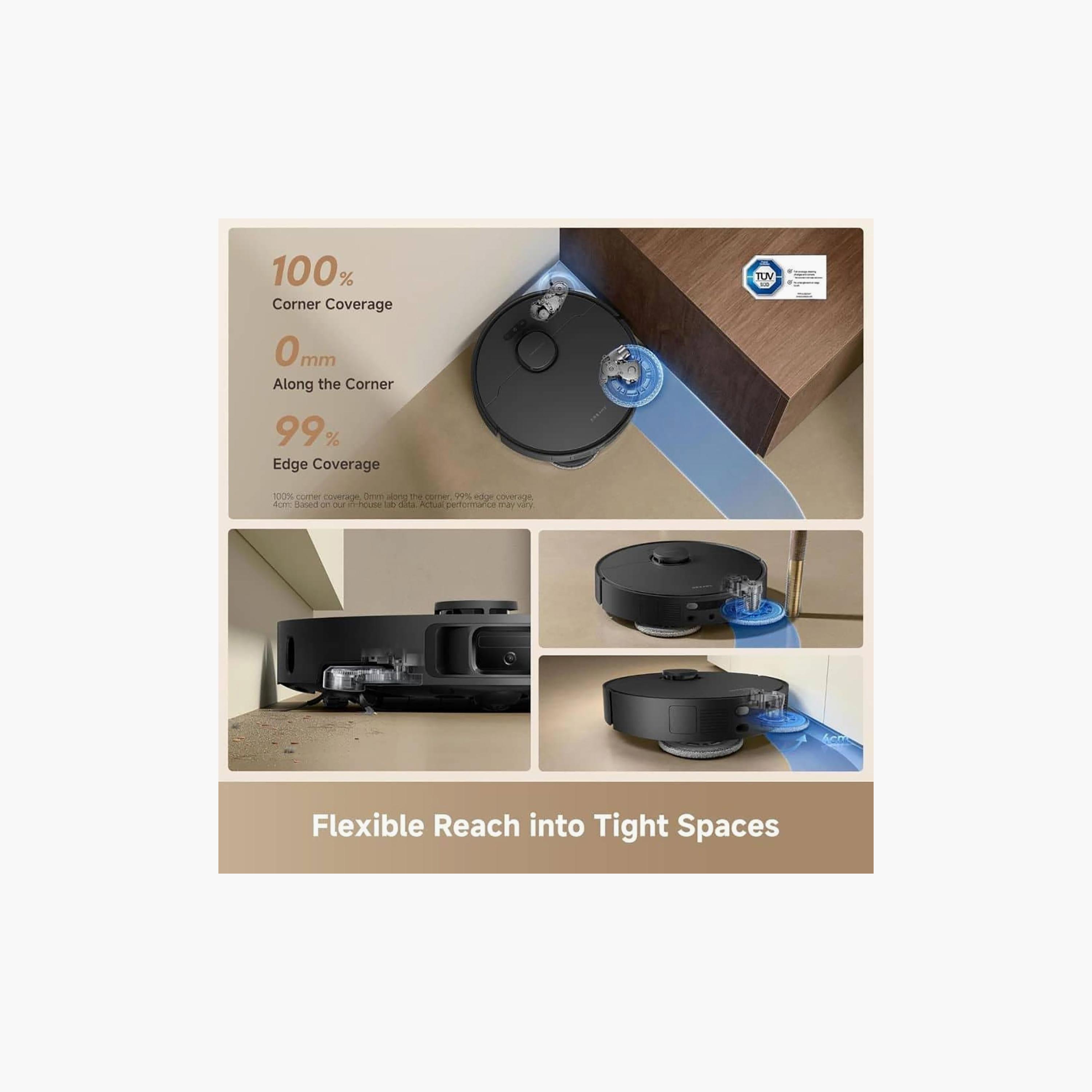 DREAME L50 Ultra Robotic Vacuum Cleaner Black | RLL53SE-BLACK-household-appliances-homeappliances-vacuumcleaners-image-3