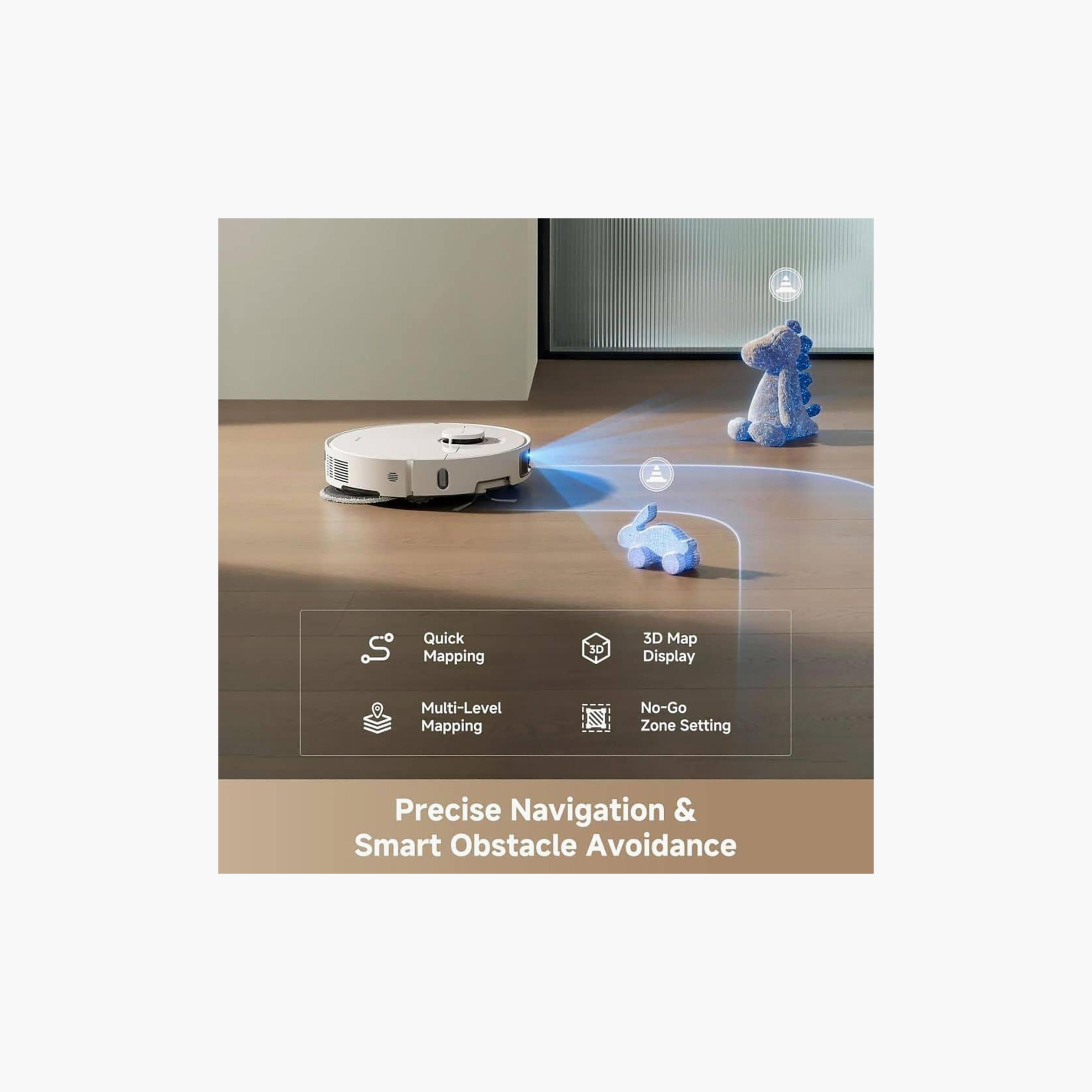DREAME L50 Ultra Robotic Vacuum Cleaner White | RLL53SE-WHITE-household-appliances-homeappliances-vacuumcleaners-image-7