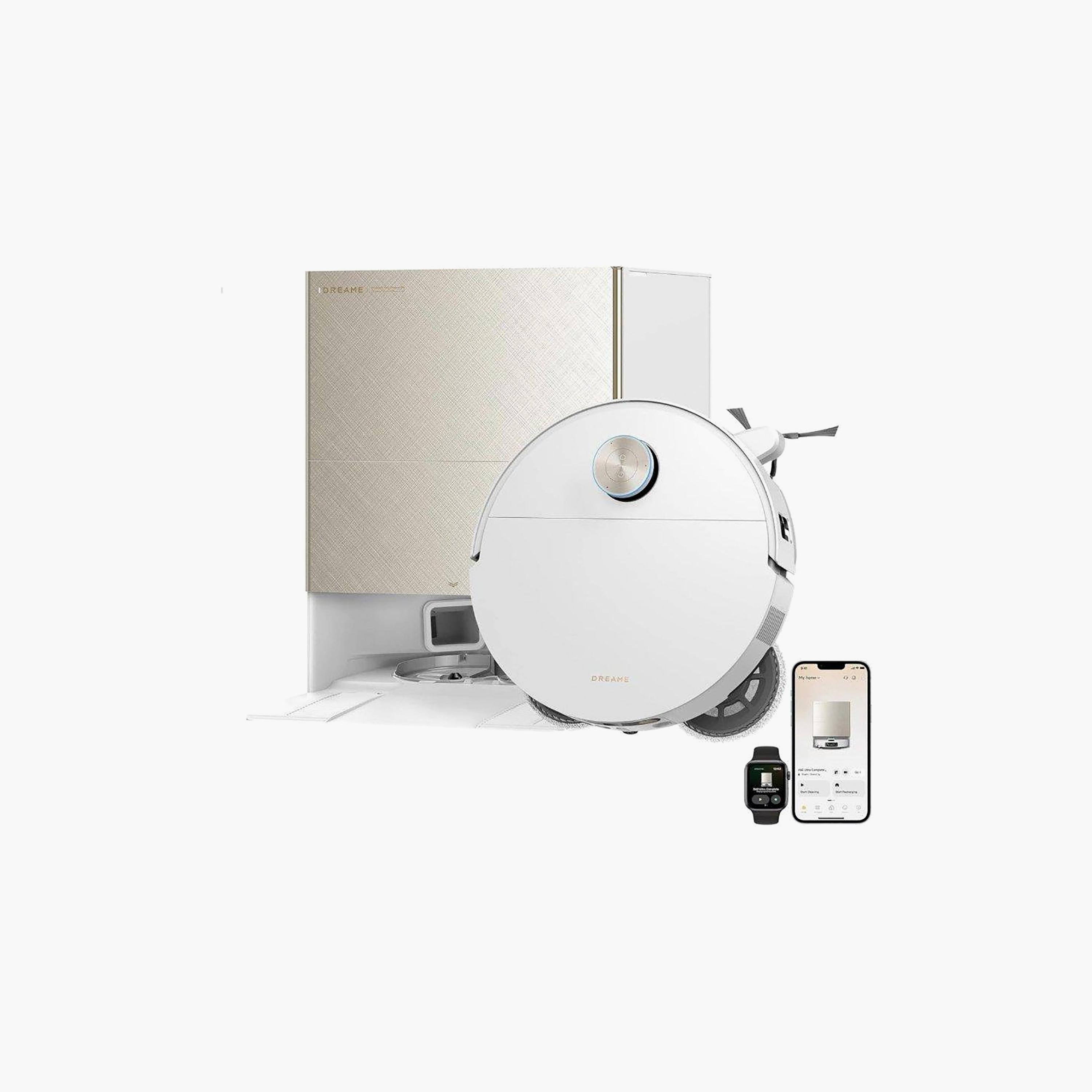 DREAME X60 Ultra Complete Robotic Vacuum Cleaner White | RLX87DE-WHITE-household-appliances-homeappliances-vacuumcleaners-image-1