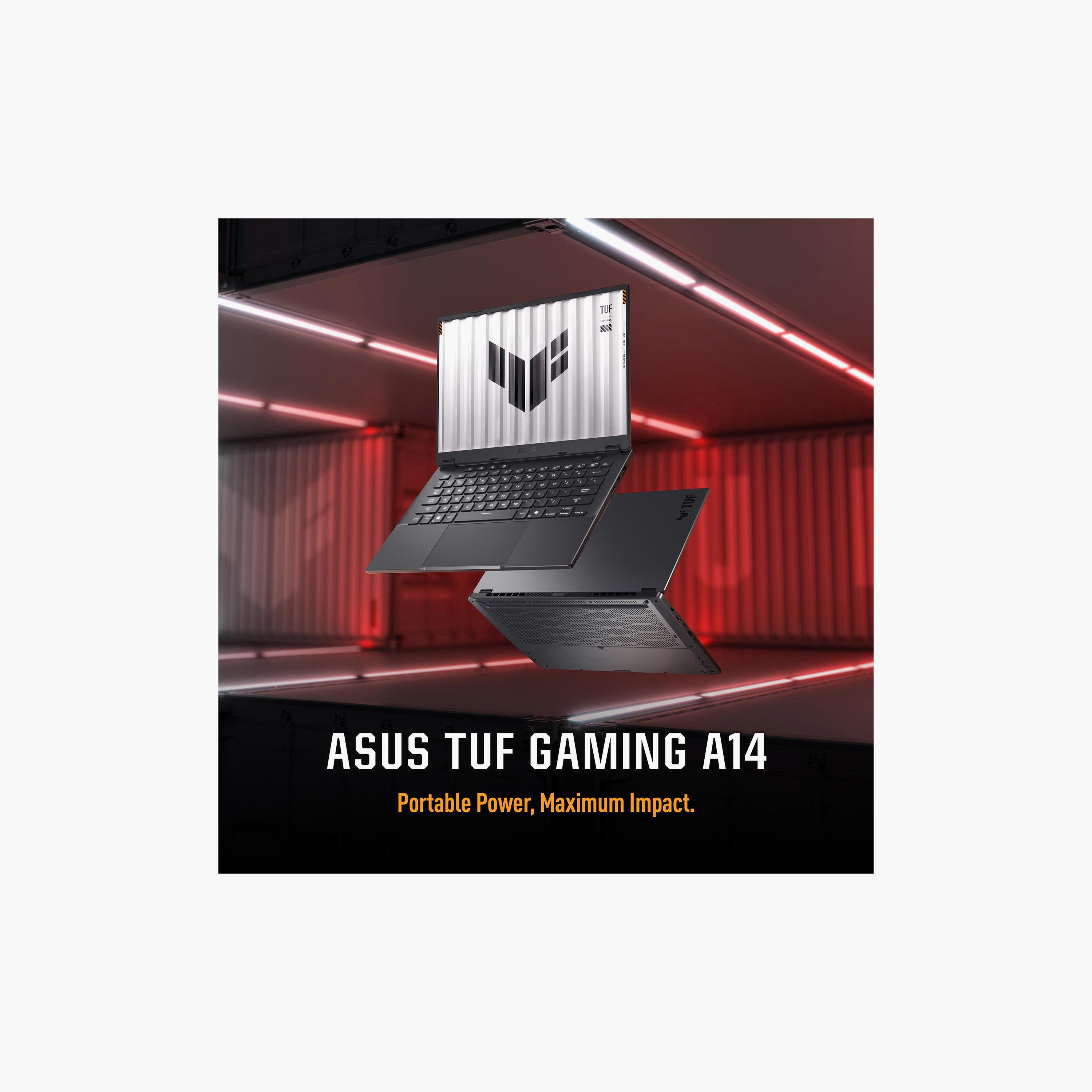 لابتوب ألعاب أسوس تاف جيمنج A14 بمعالج AMD Ryzen AI ماكس+ 392 وذاكرة 32 جيجابايت رام وسعة 1 تيرابايت SSD وكرت شاشة مدمج وشاشة 14 بوصة | FA401EA-RG002W-electronics-laptops-image-5